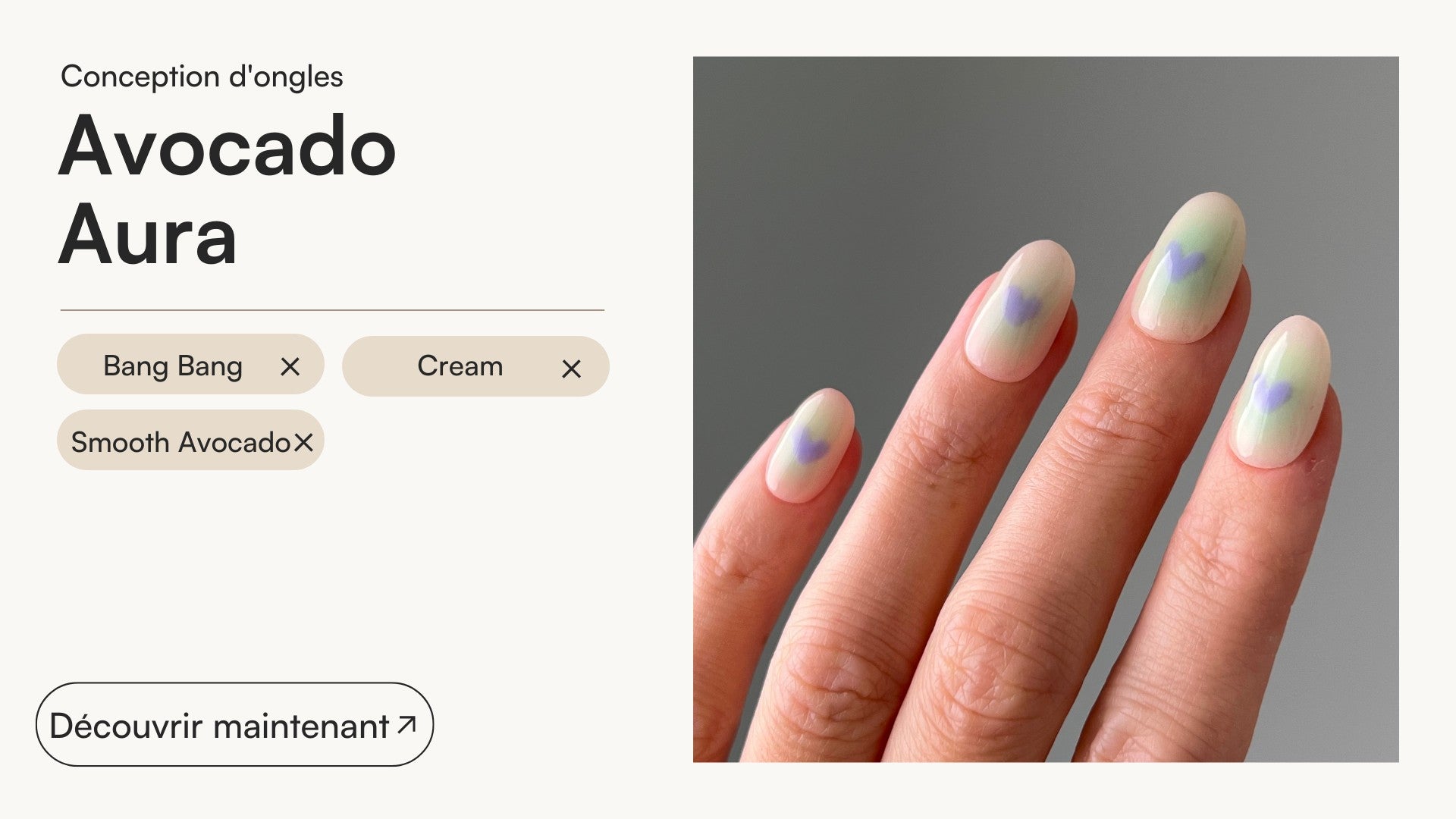 Avocado Aura Design - Doonails France