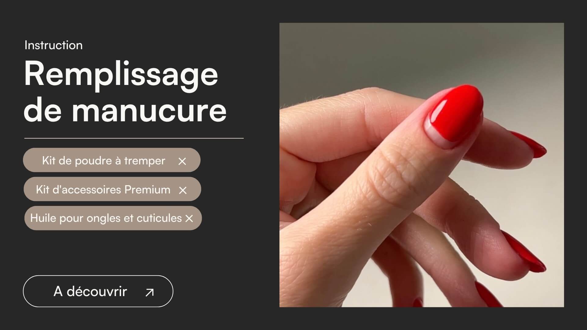 Remplissage de manucure - Doonails France