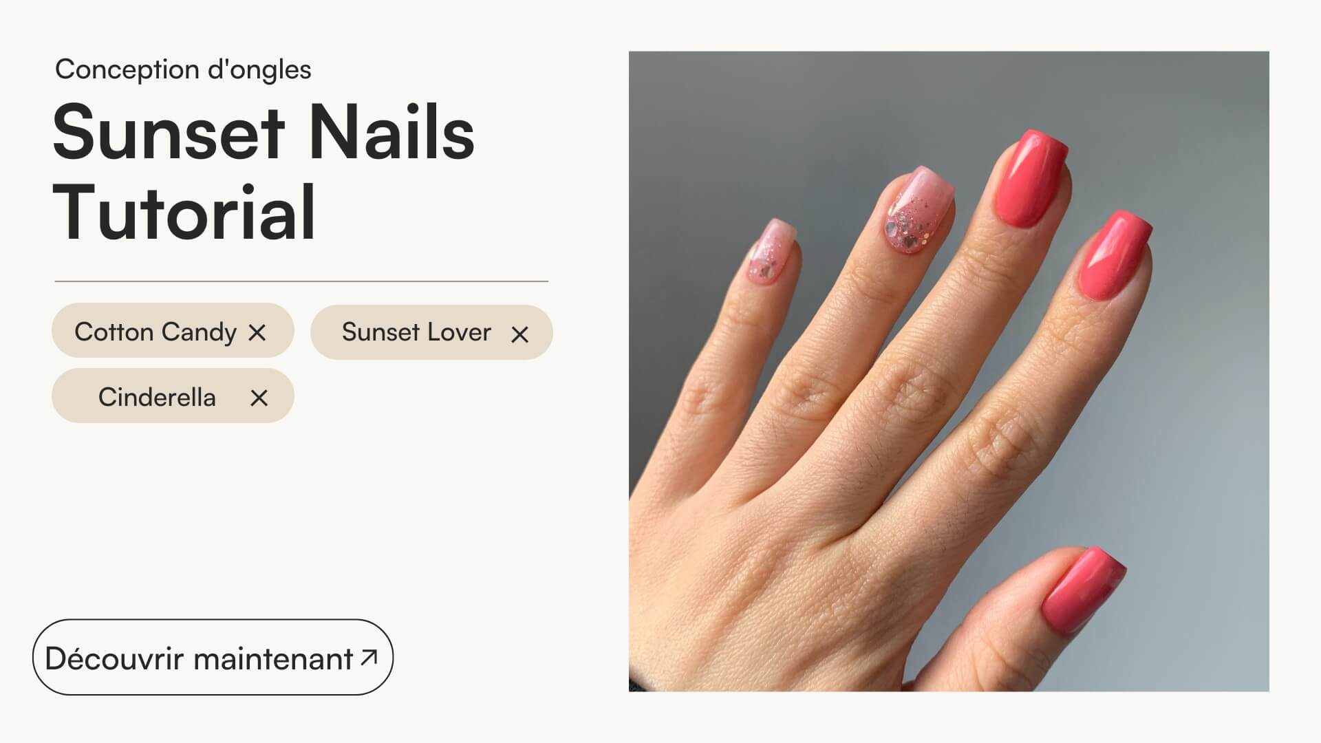 Tutoriel Sunset Nails - Doonails France