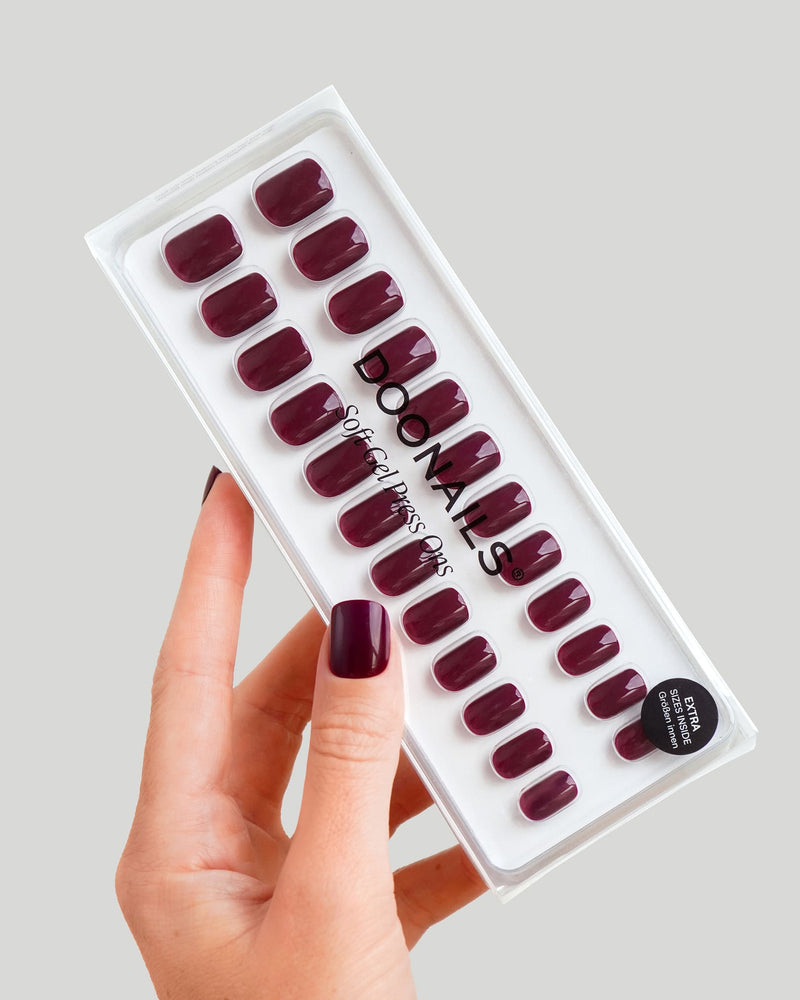 Into You Extra Courte Carré Press On en Gel Souple