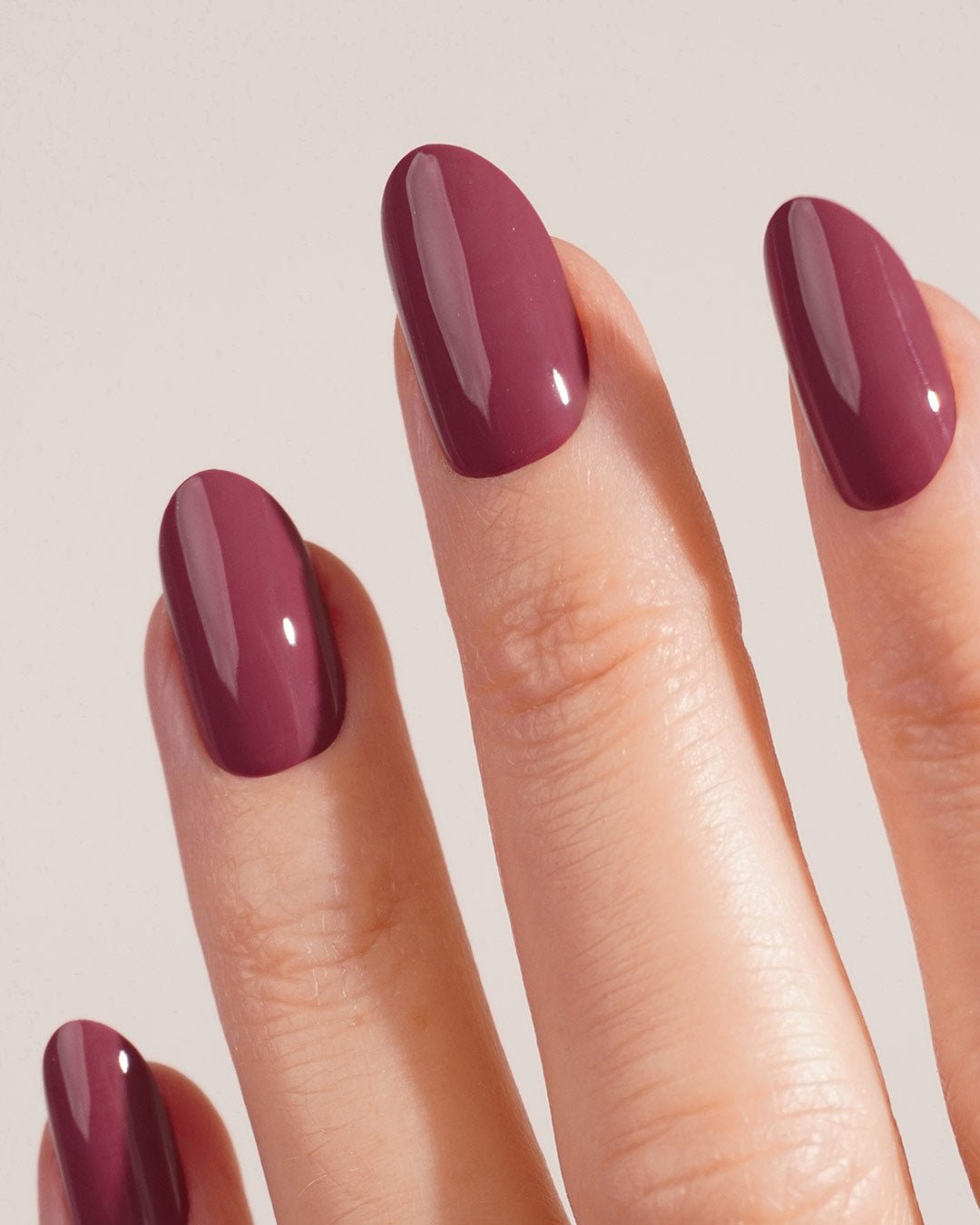 Press Ons en gel souple Bubblegum Moyenne Arrondie - Doonails France