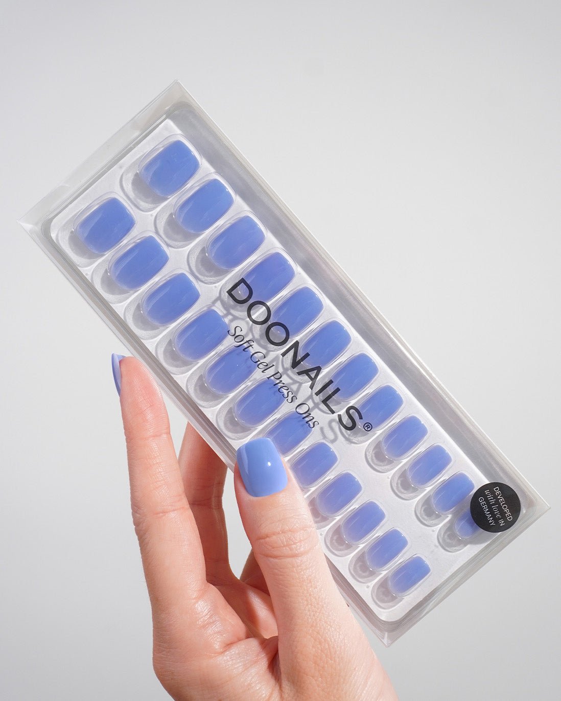 Press Ons en gel souple Paradise Courte Carré - Doonails France