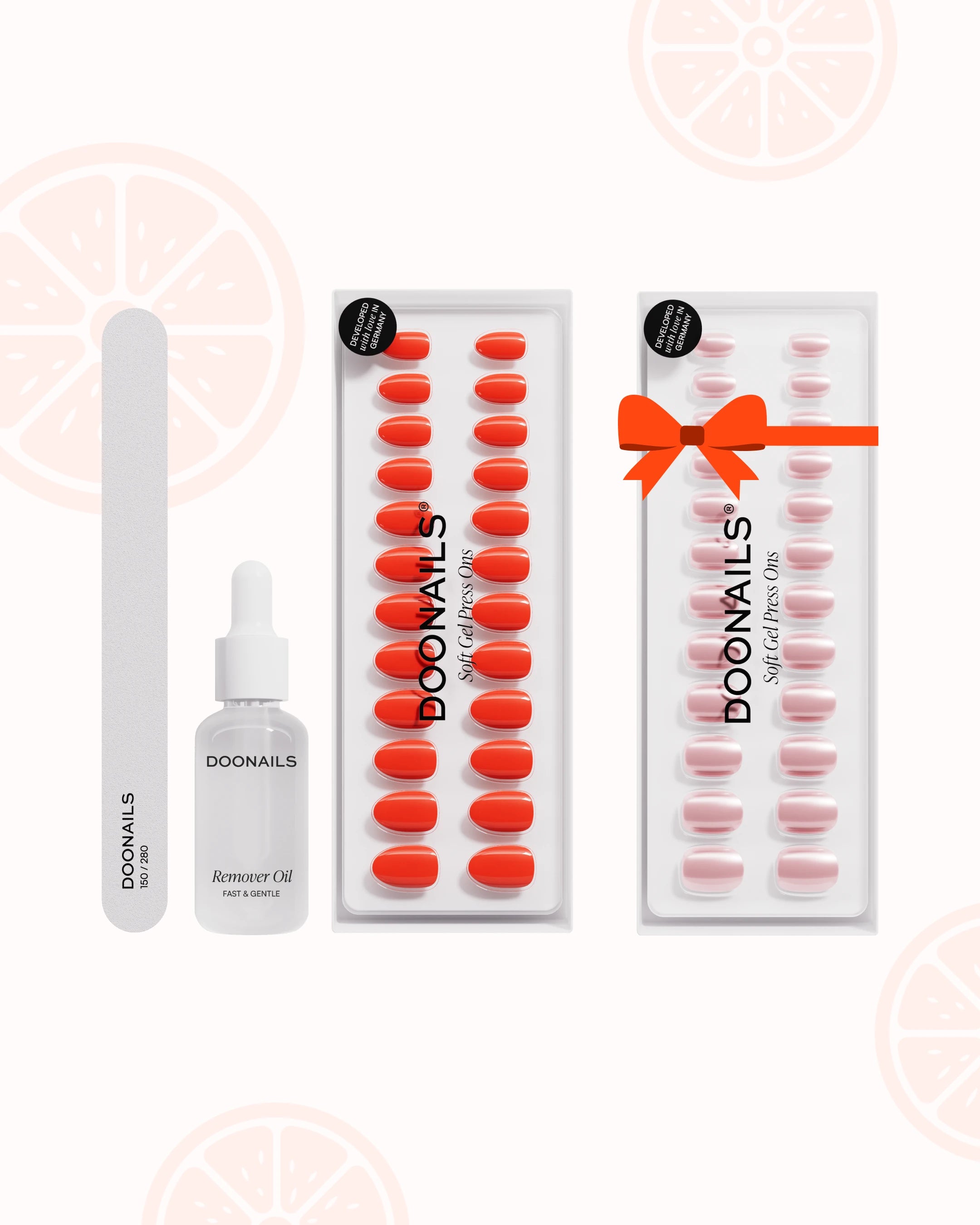 Kit de démarrage Été – Press Ons en gel souple