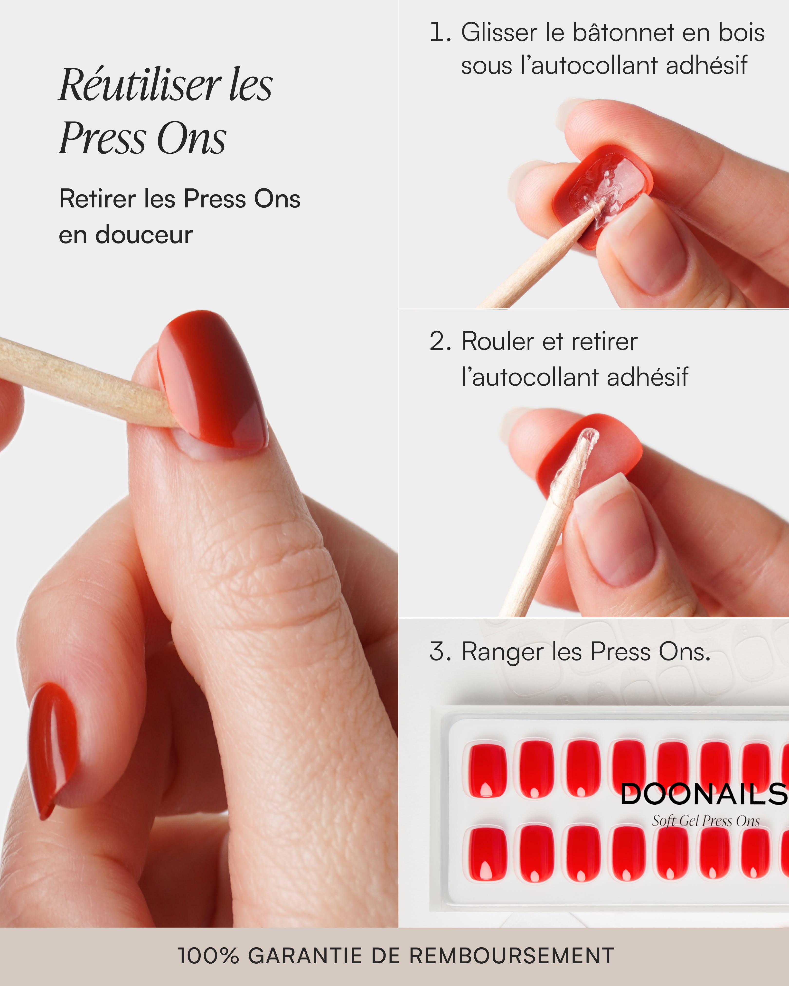 Kit de démarrage Été – Press Ons en gel souple