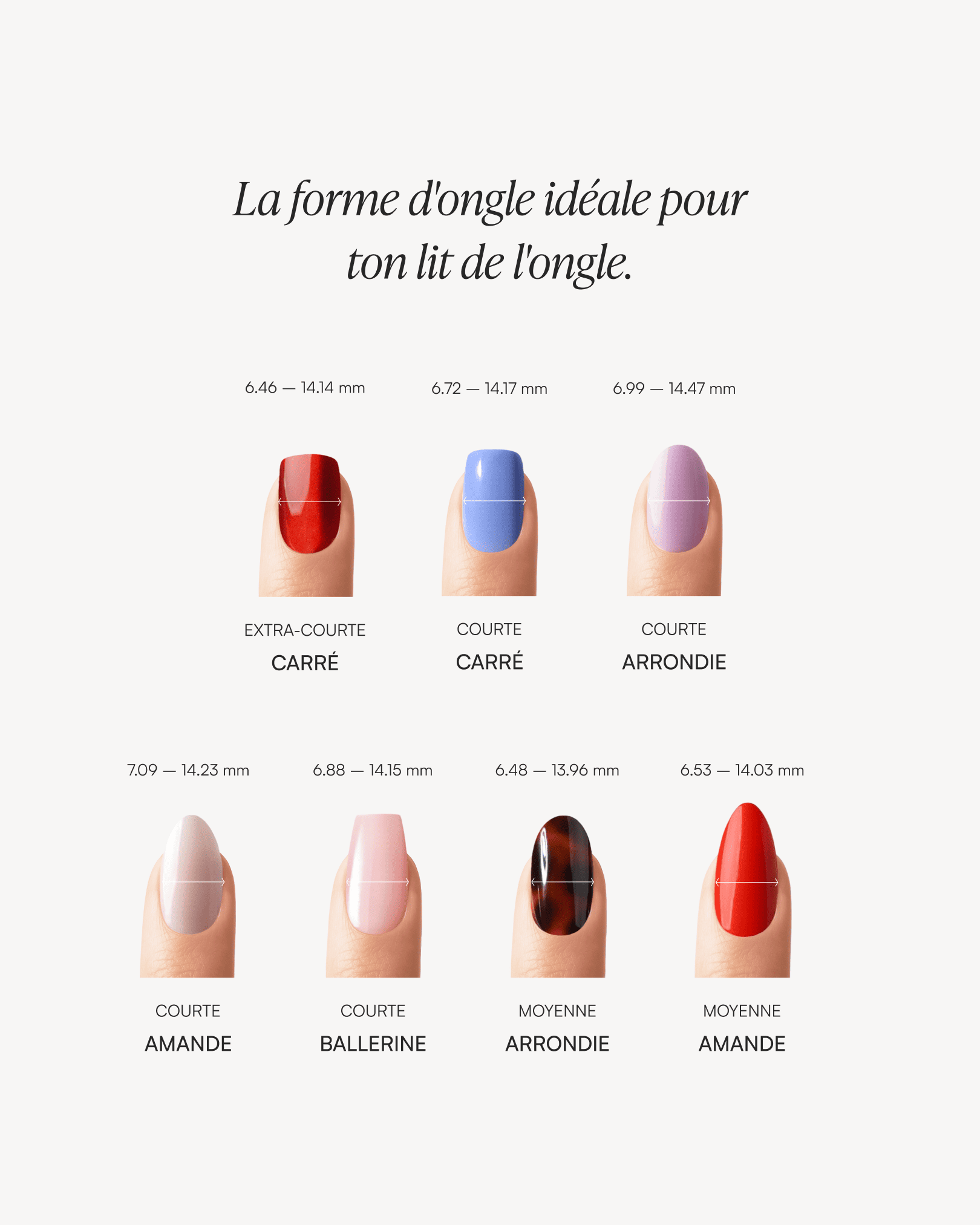 Kit de démarrage du Nouvel An – Press Ons en gel souple