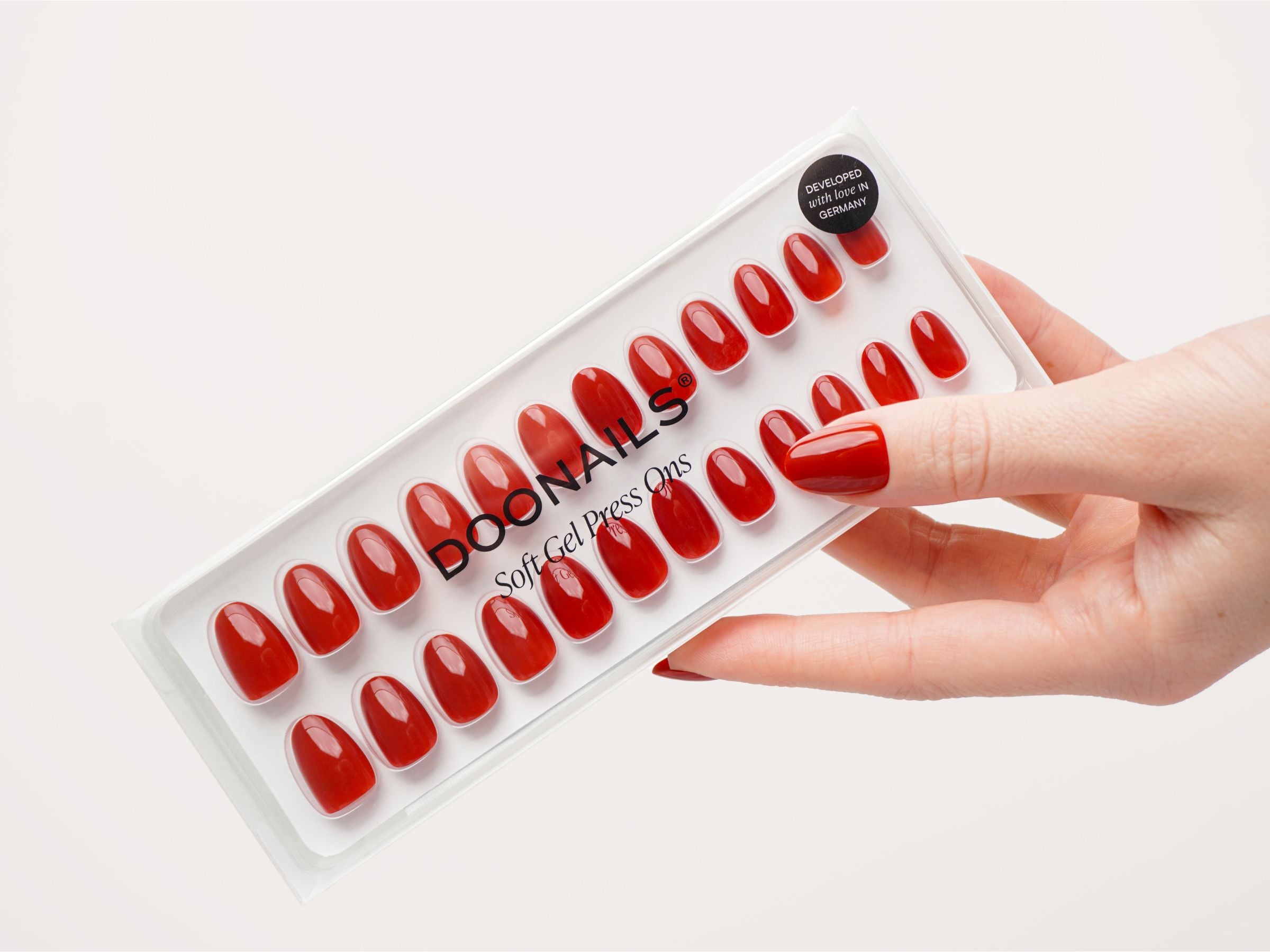Press Ons en gel souple Rond