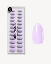 Press Ons en gel souple Lavender Mist Courte Amande - Doonails FranceDoonails