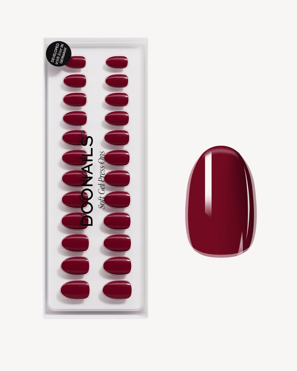 Press Ons en gel souple Love Paris Courte Arrondie - Doonails FranceDoonails