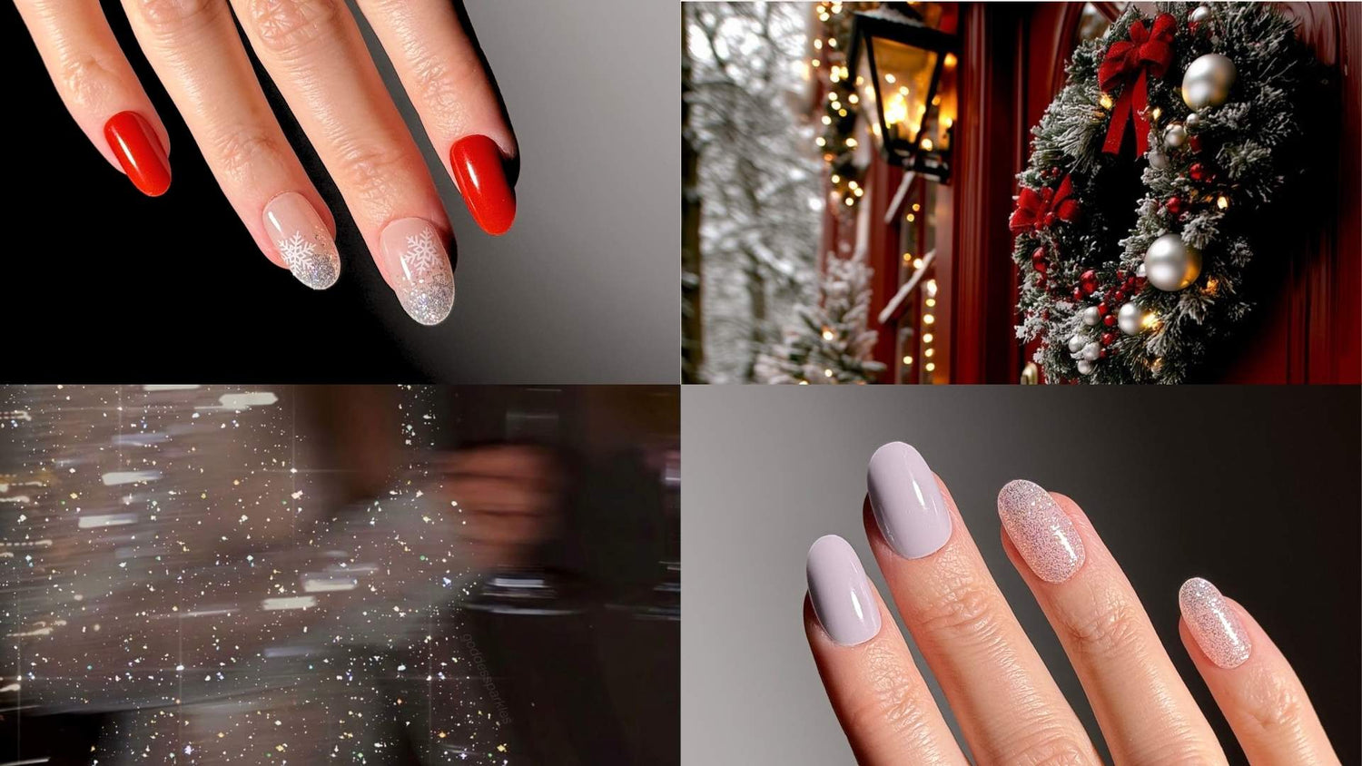 Designs d’ongles de Noël avec UV Gel Strips