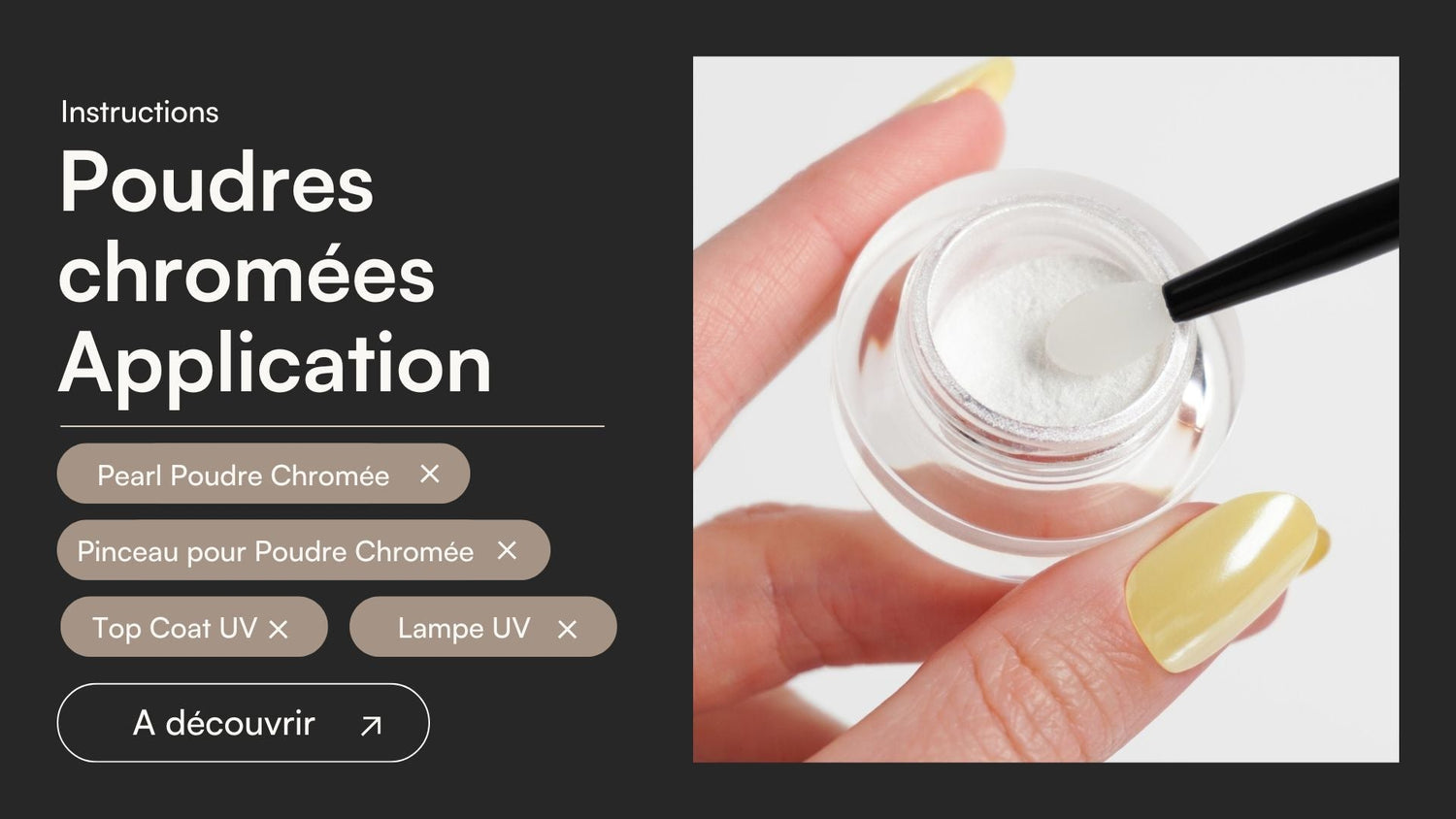 Poudres Chromées Application - Doonails France