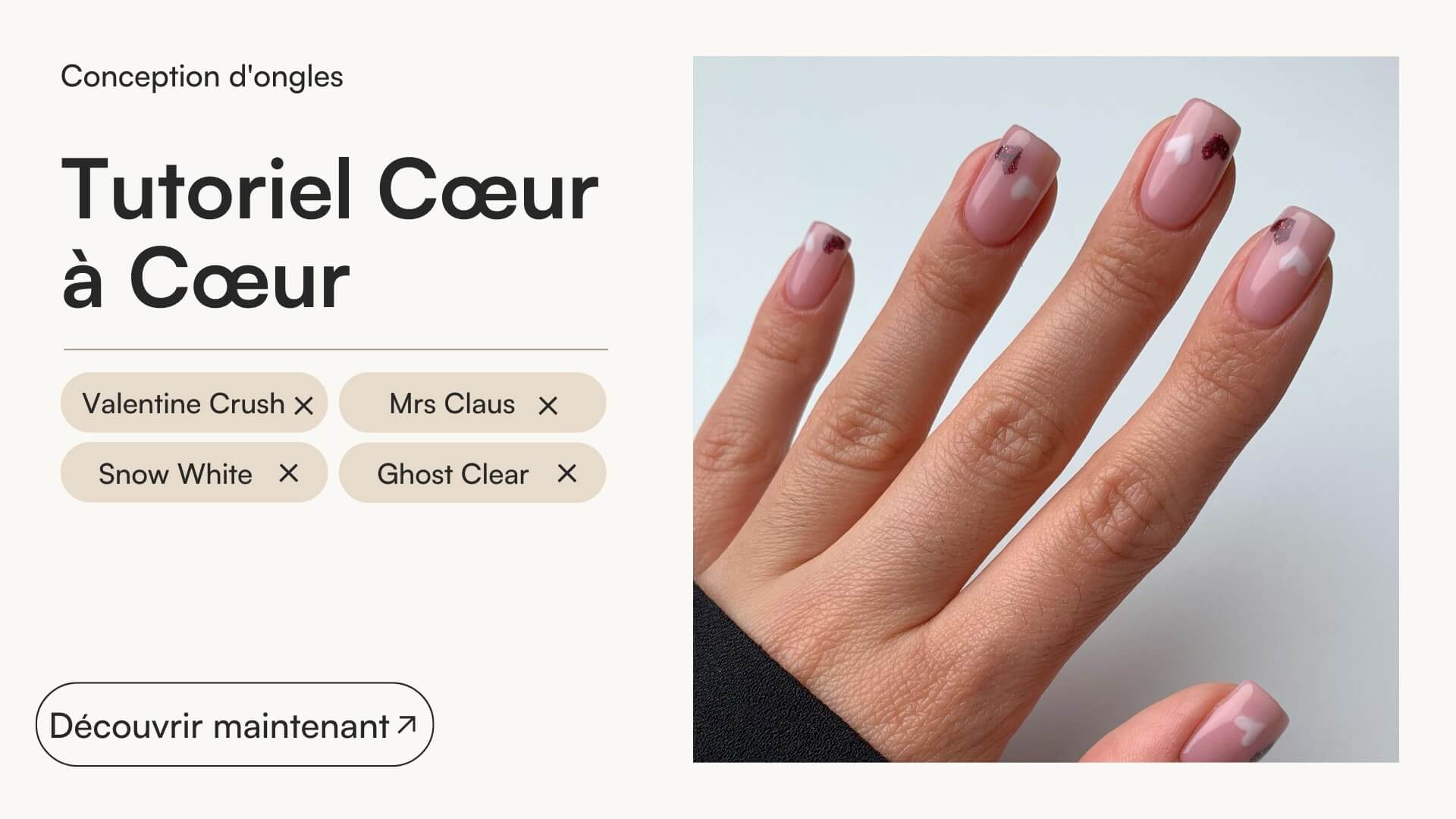 Tutoriel Cœur à Cœur - Doonails France