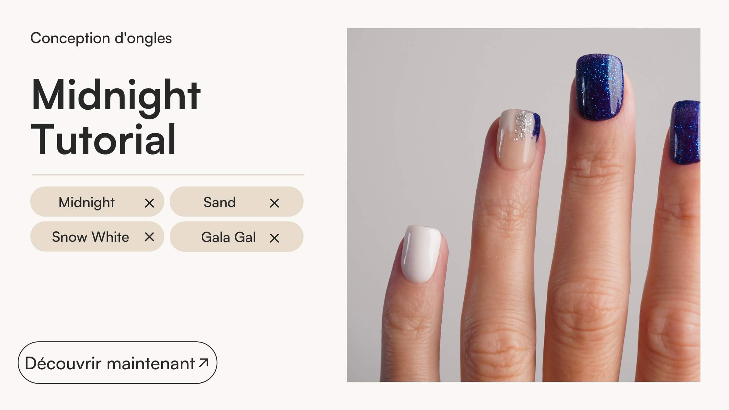 Midnight Tutorial - Doonails France
