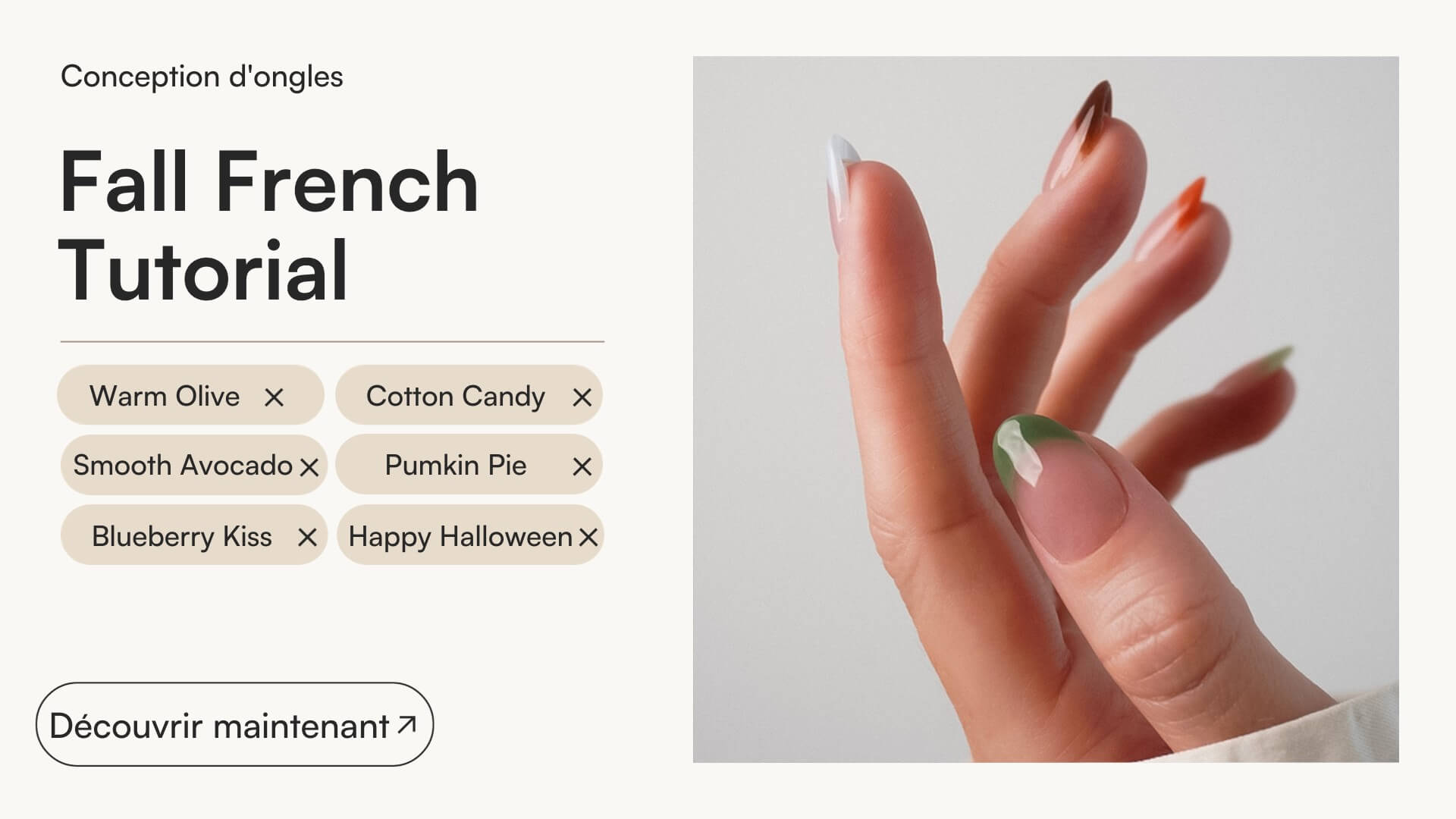 Fall French Tutorial - Doonails France