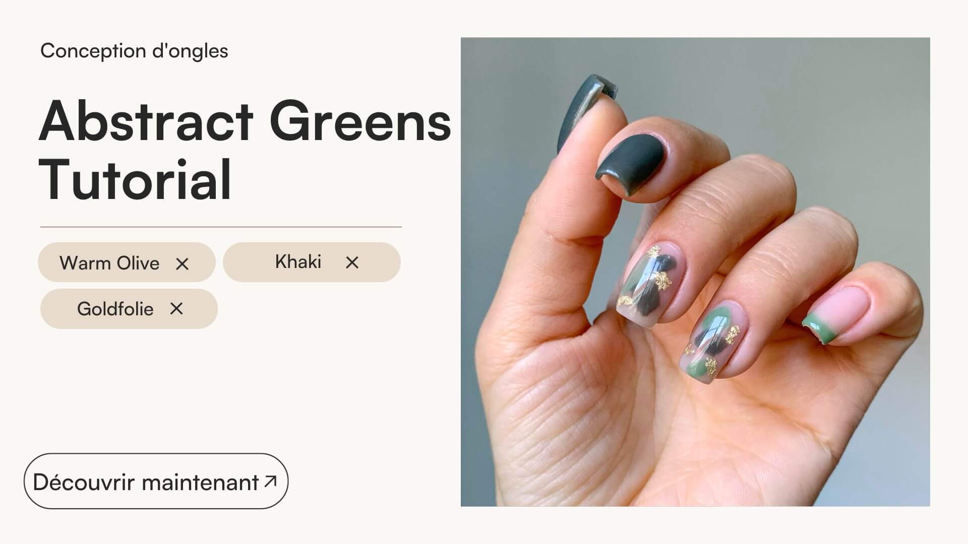 Abstract Greens Tutoriel - Doonails France