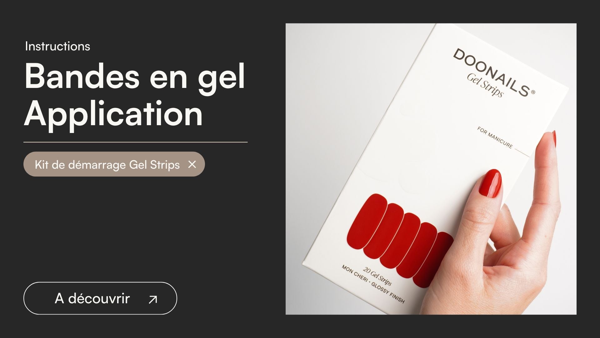 Bandes en gel Application
