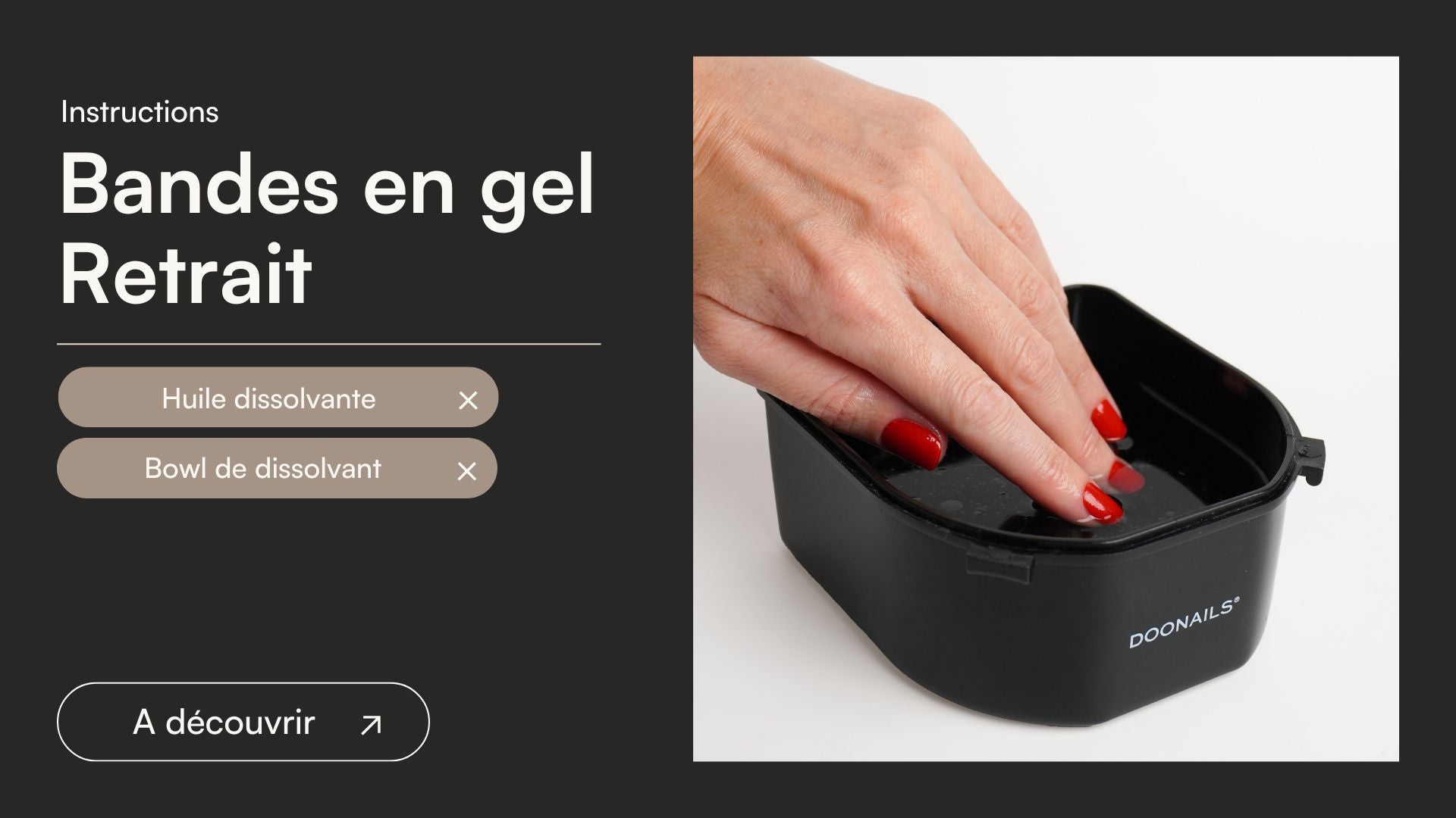 Bandes en Gel Retrait
