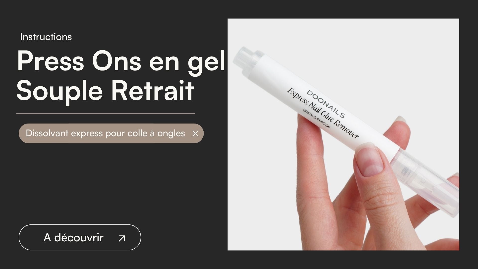 Soft Gel Press Ons Entfernung mit Remover Pen