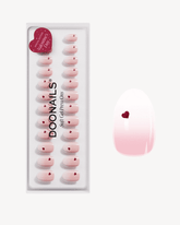 Secret Crush Courte Arrondie Press Ons en Gel SoupleDoonails