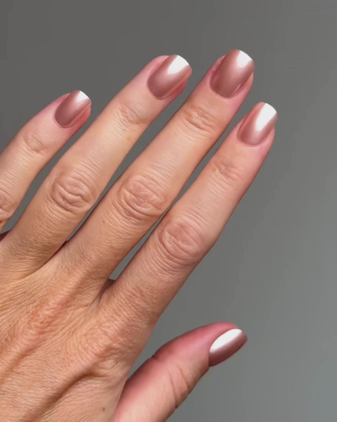 Édition Limitée Glazed Coral Courte Carré Press On en Gel Souple
