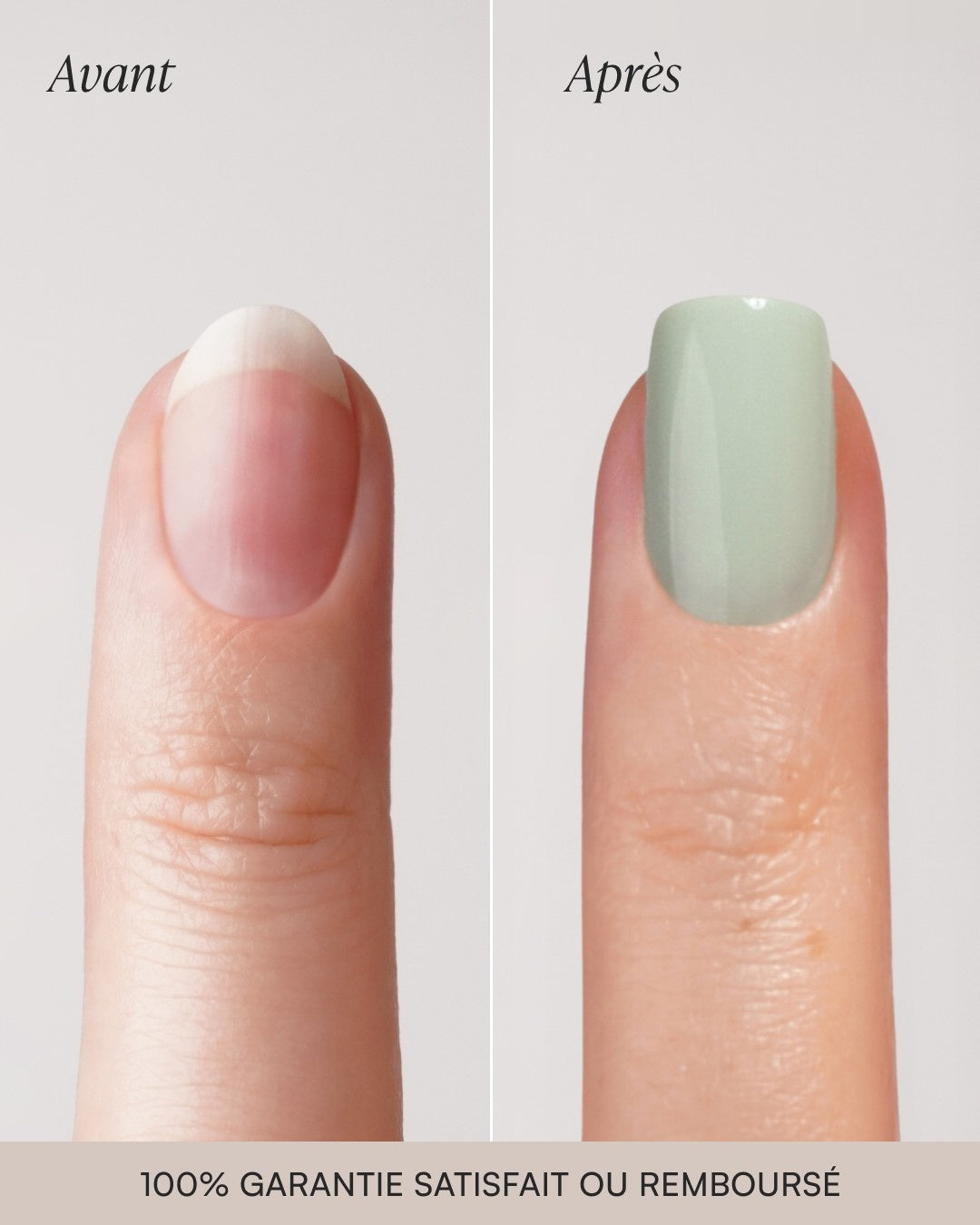 Press Ons en gel souple Cute Cucumber Carrée Courte