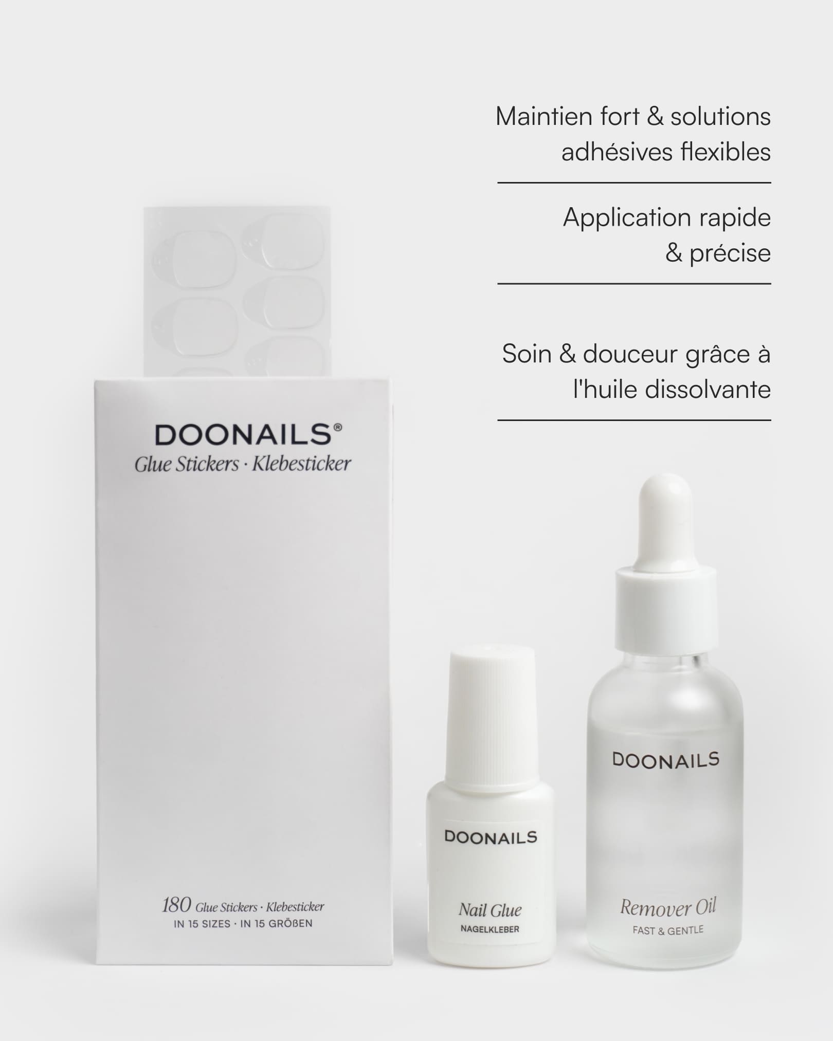 Pack de perfectionnement - Press Ons en gel souple - Doonails France