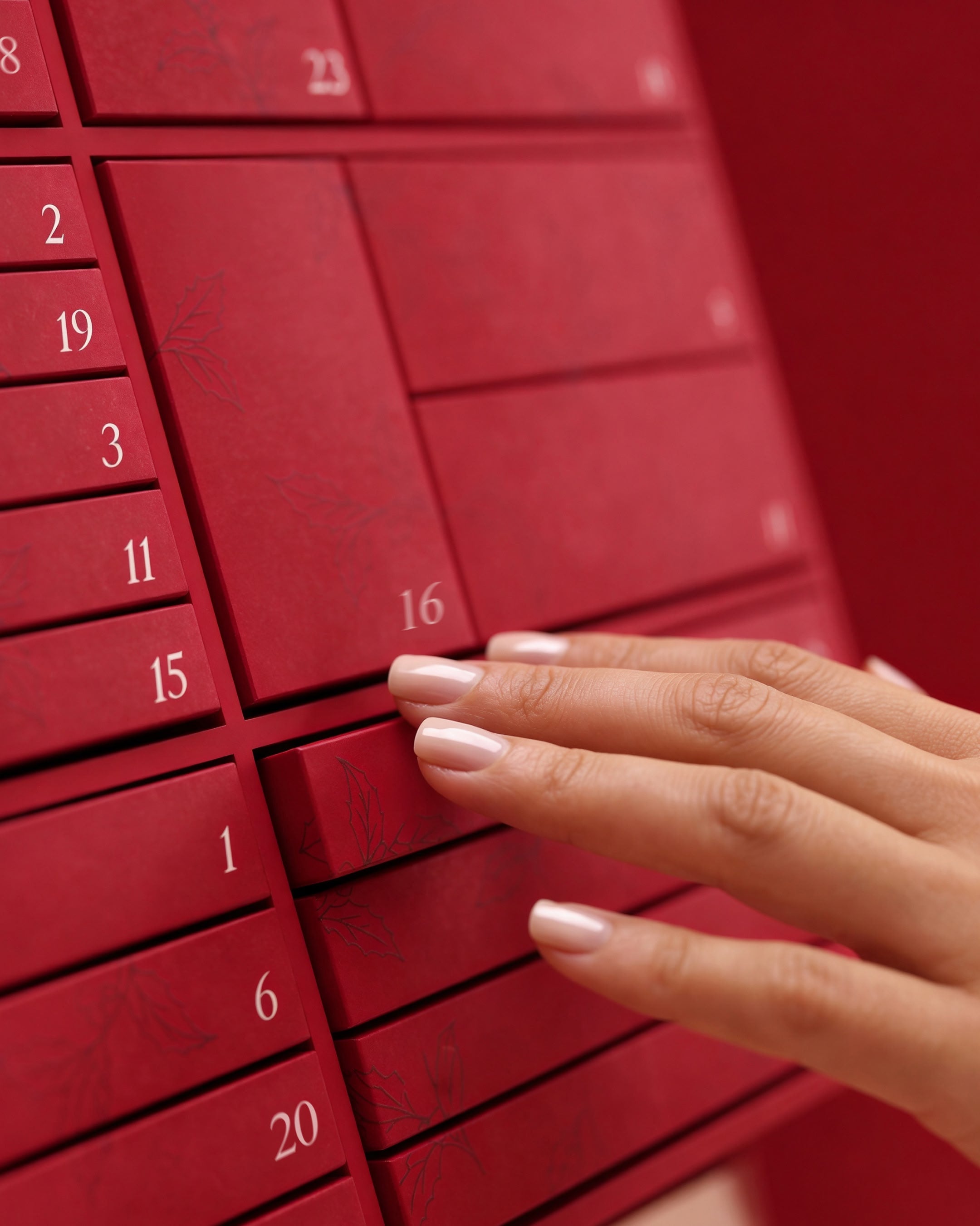Calendrier de l'Avent Press Ons en Gel Souple