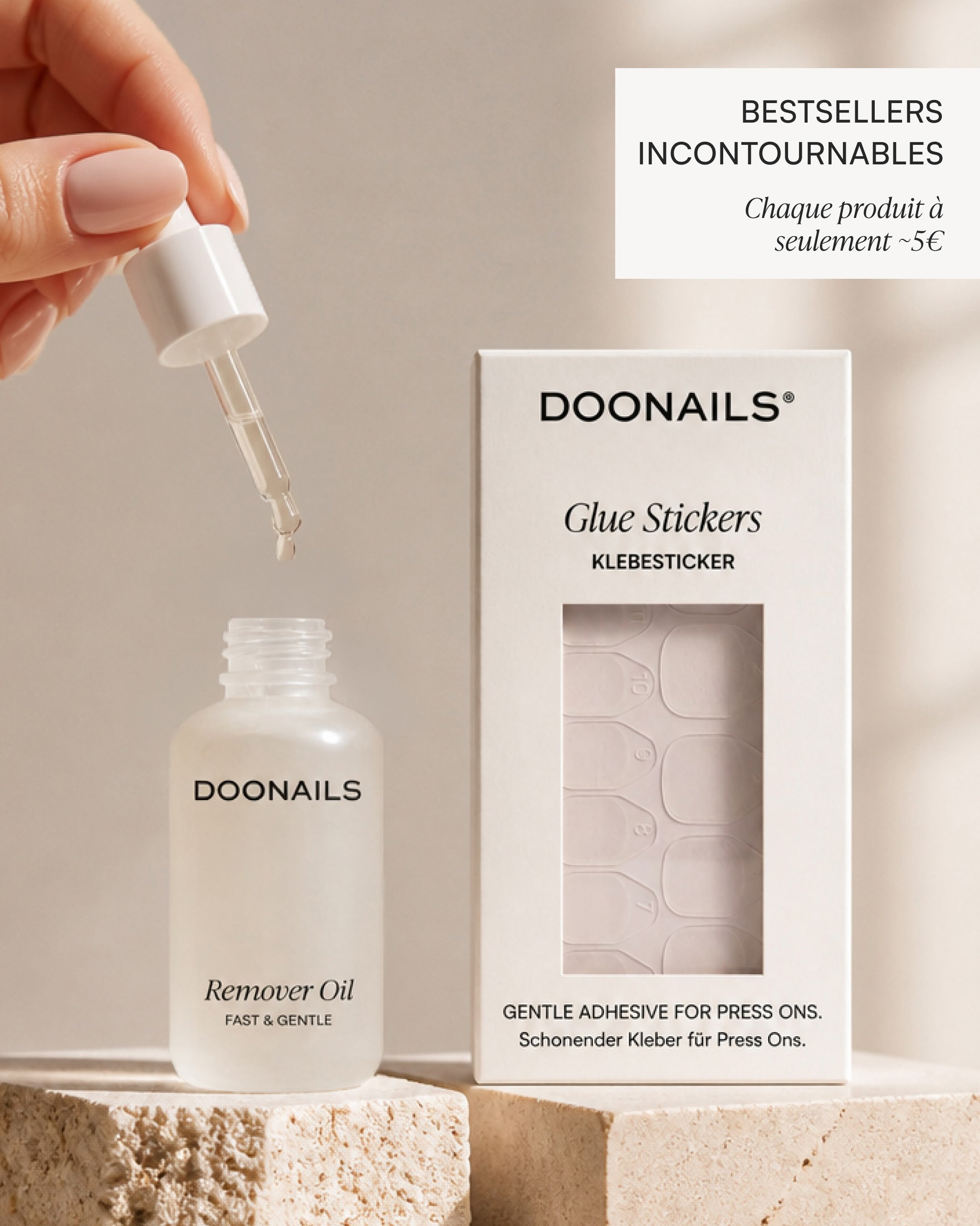 Calendrier de l'Avent Press Ons en Gel Souple