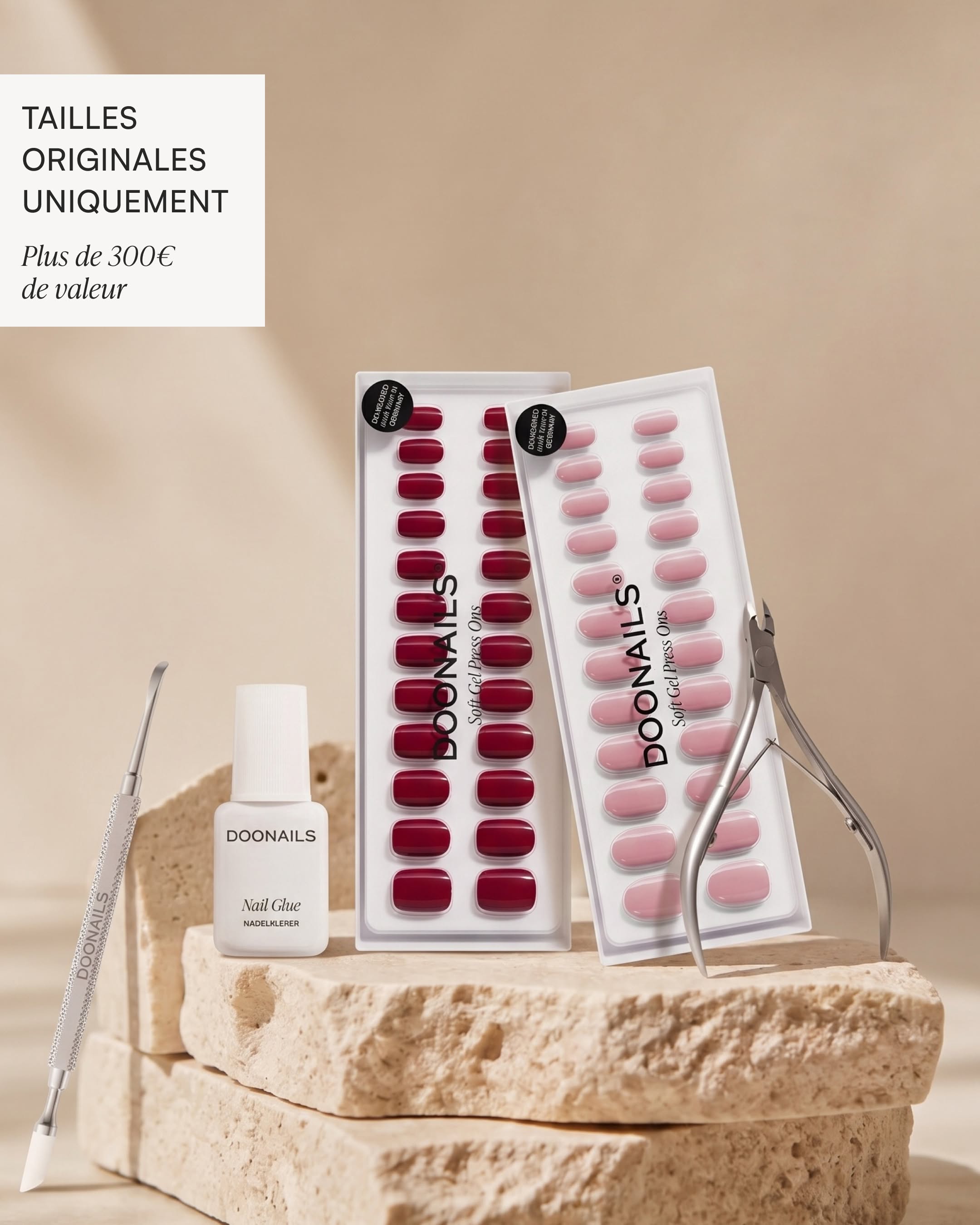 Calendrier de l'Avent Press Ons en Gel Souple