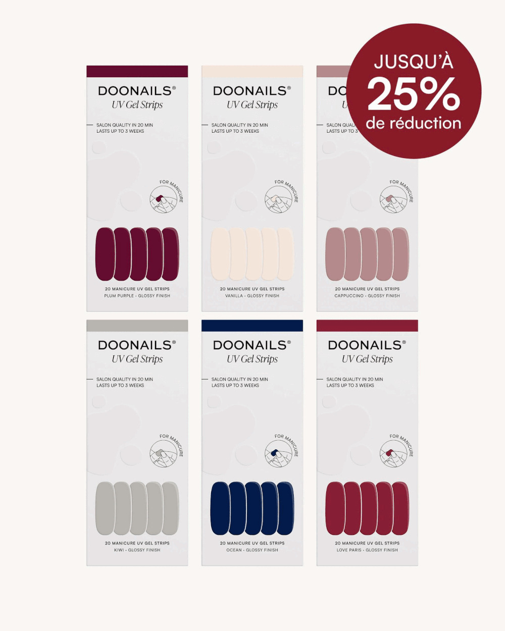 Paquet d'économies de couleurs - Bandes en Gel
