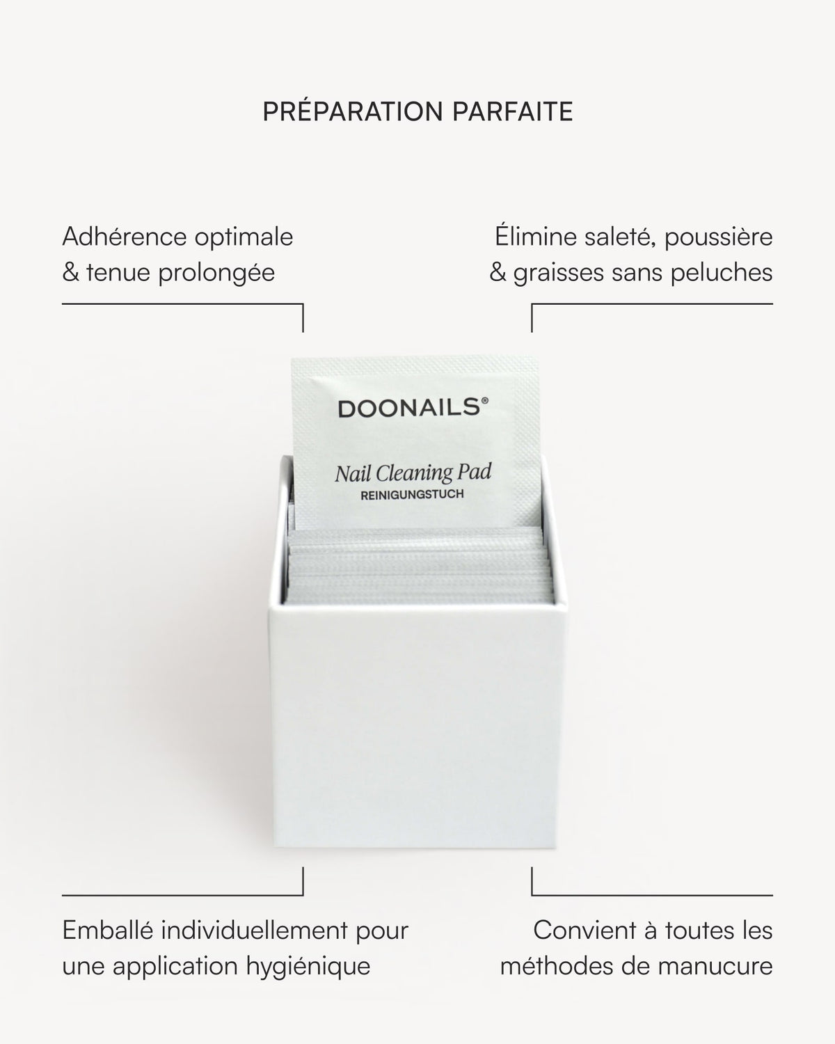 Lingettes nettoyantesDoonails