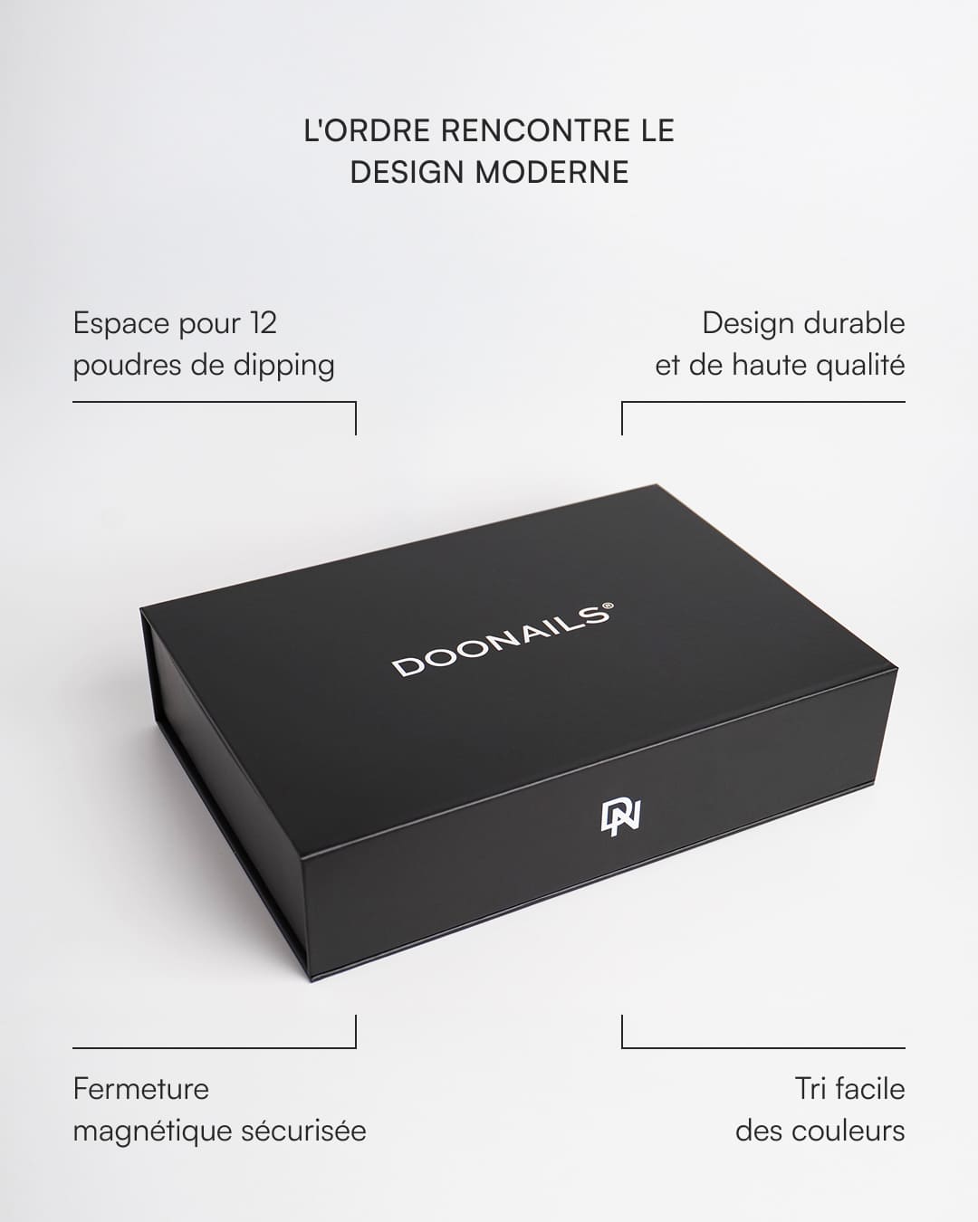 Boîte De Rangement Dipping Powder