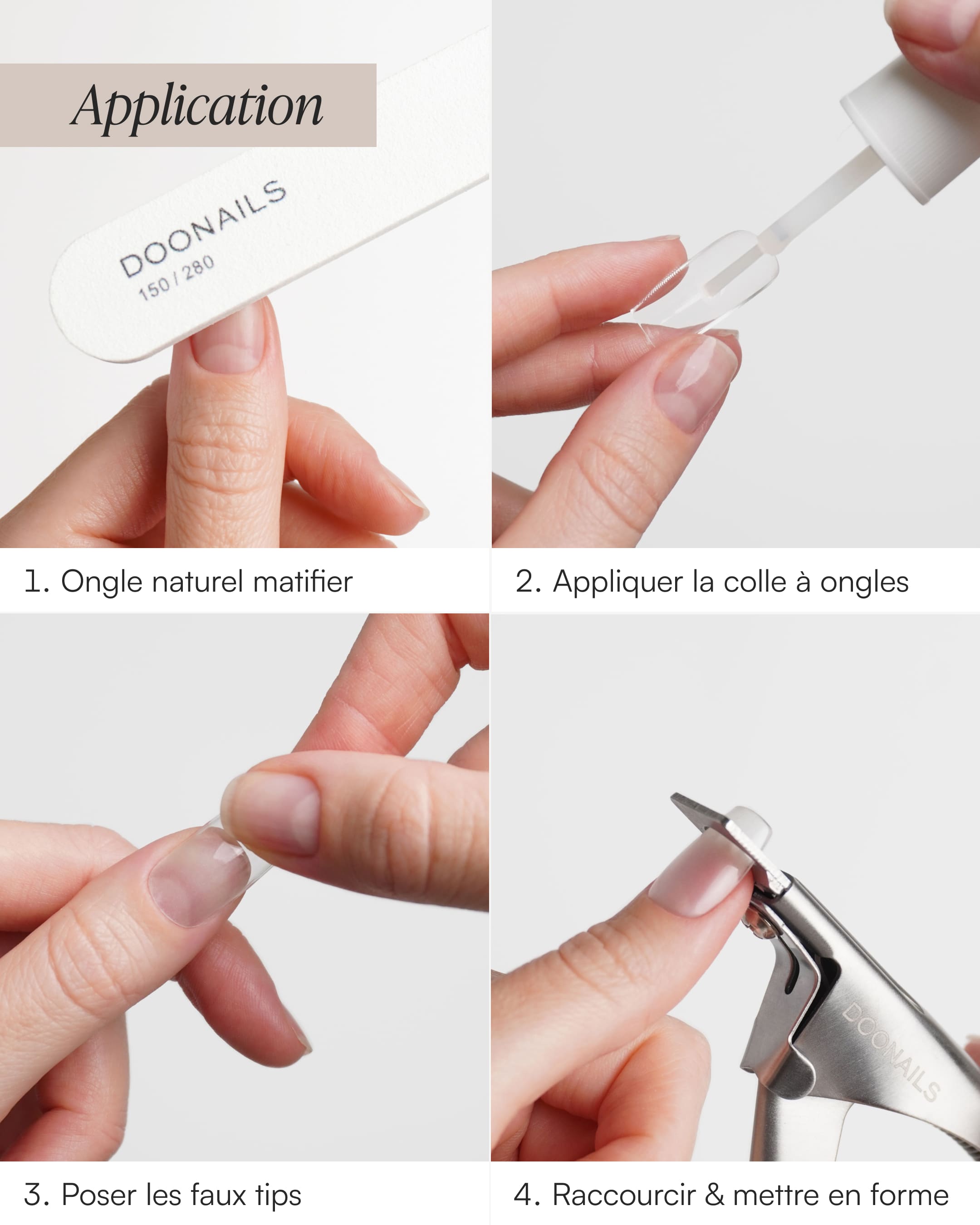 Faux Ongles - 100 pcs