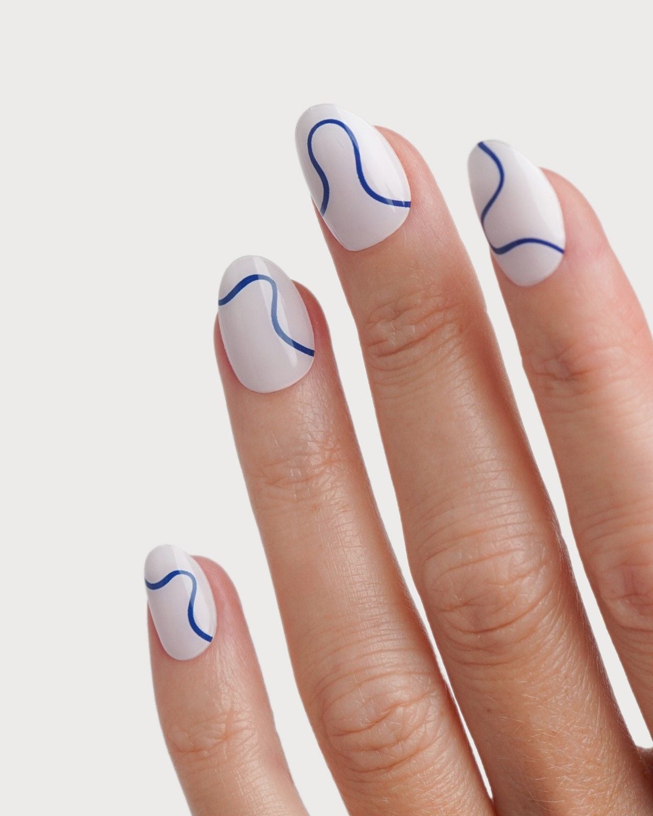 Blue Swirls Bandes en Gel