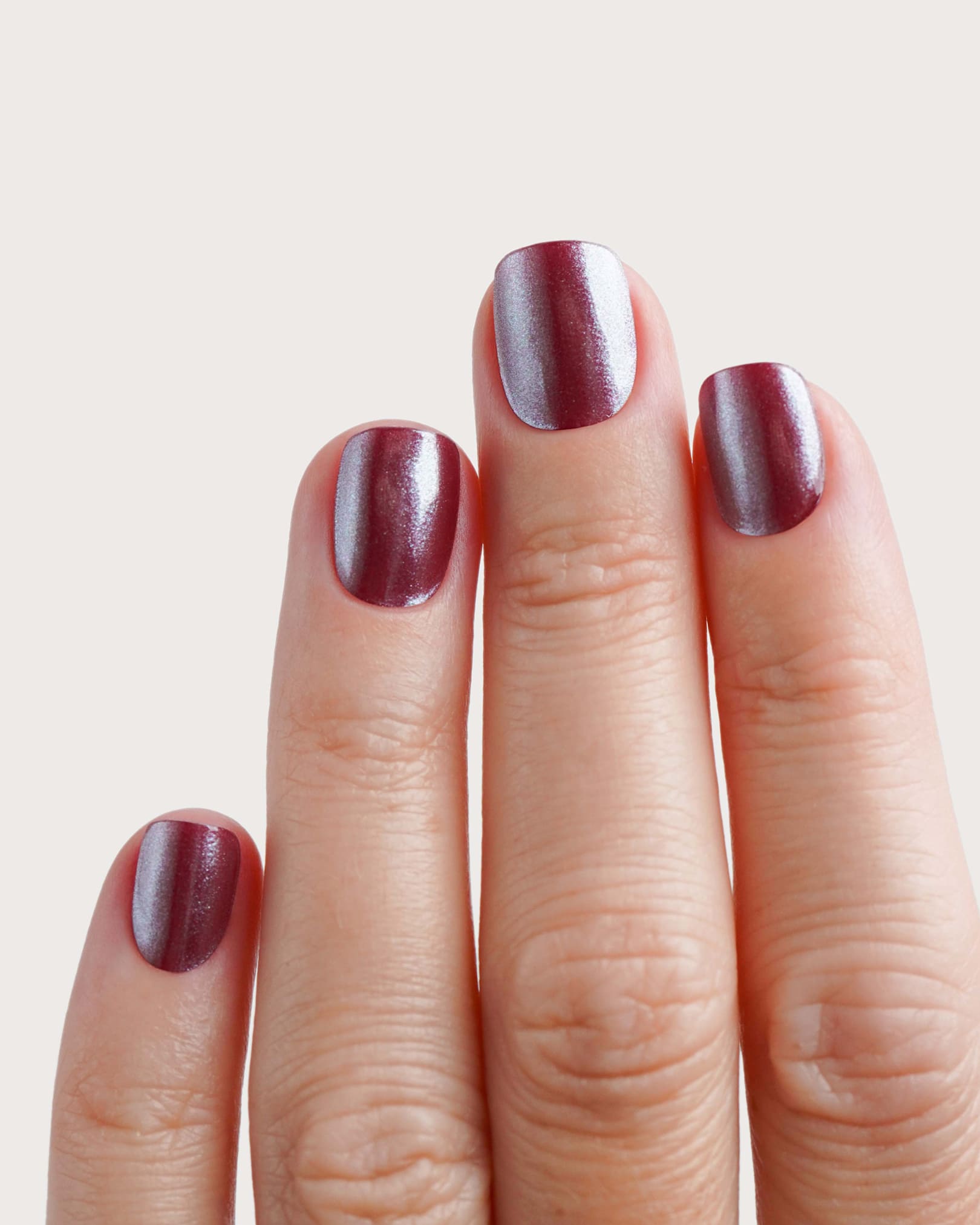 Glazed Burgundy Bandes en Gel UV