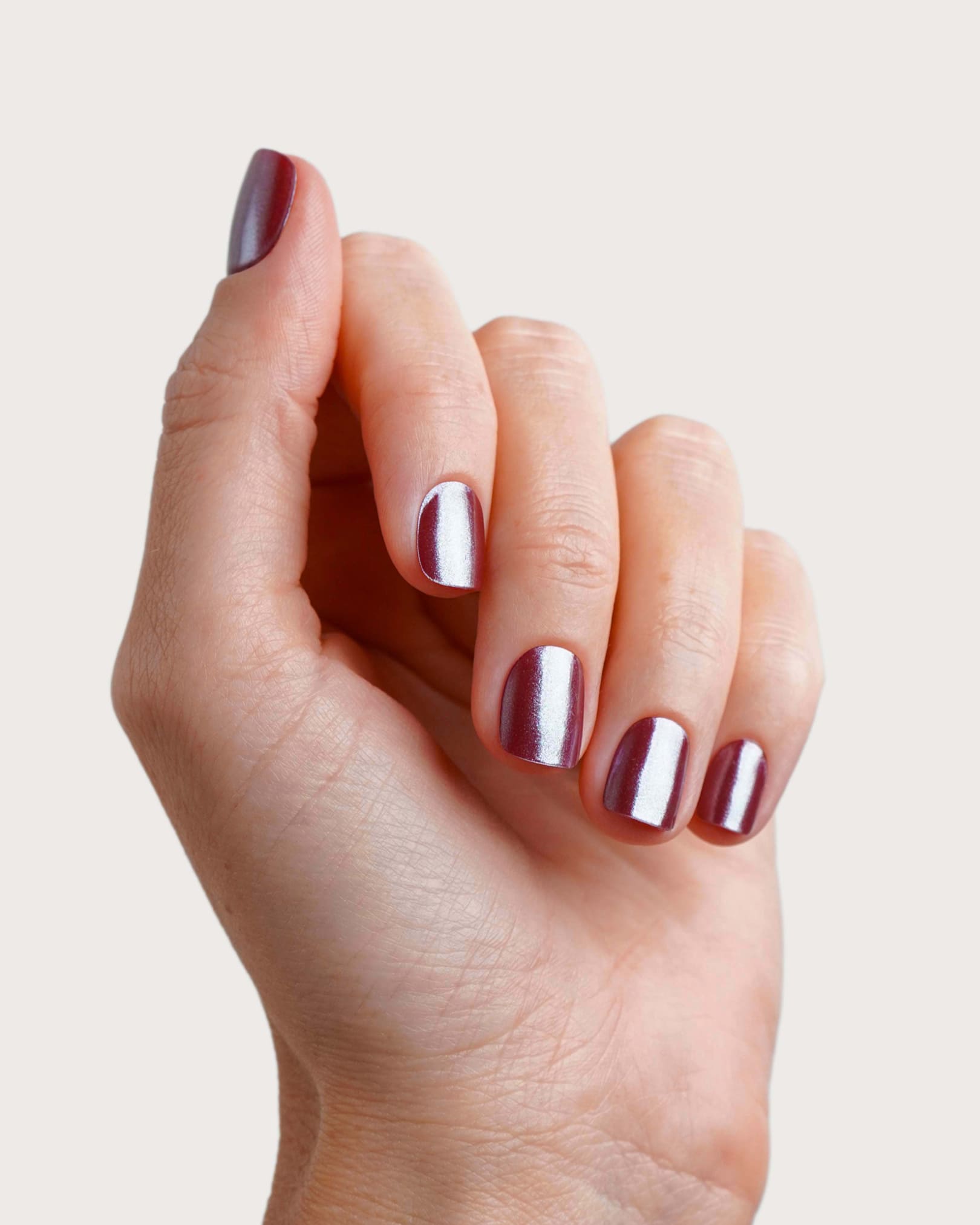 Glazed Burgundy Bandes en Gel UV