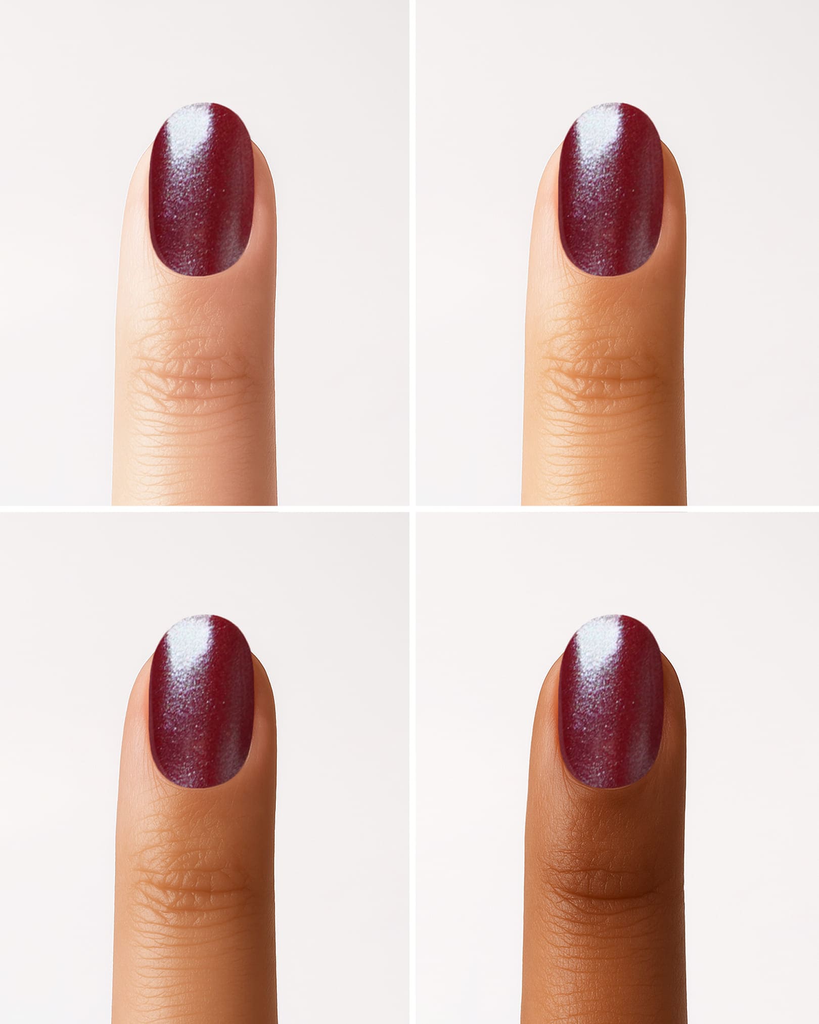 Glazed Burgundy Bandes en Gel UV