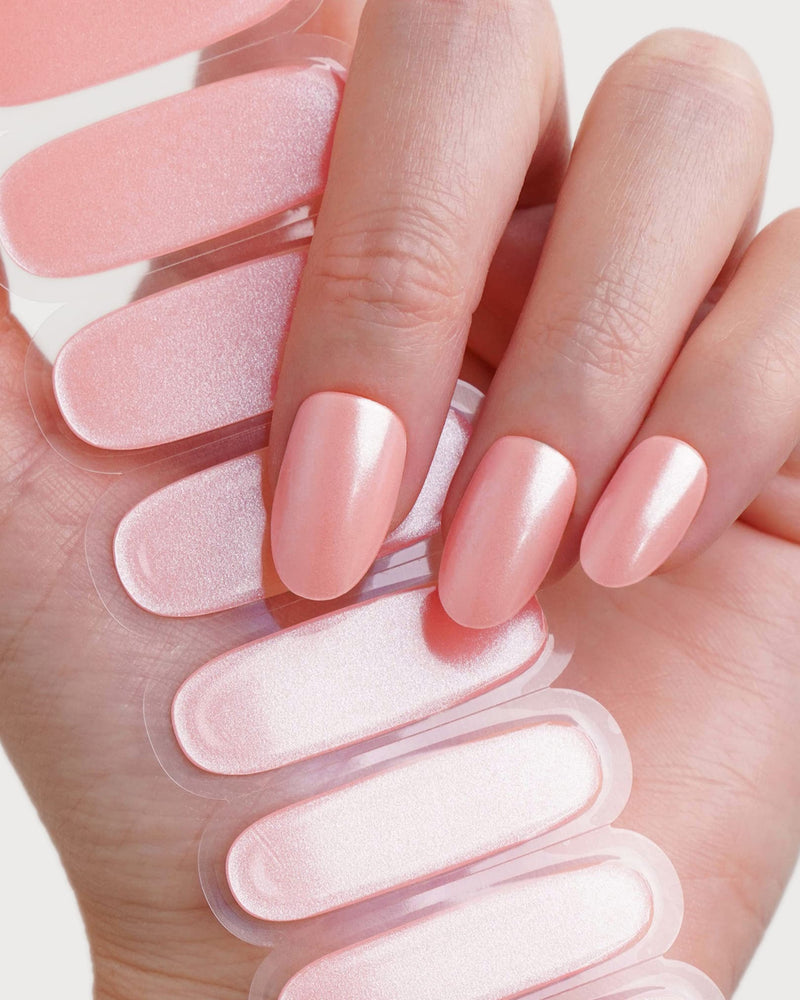 Glazed Peach Bandes en Gel UV