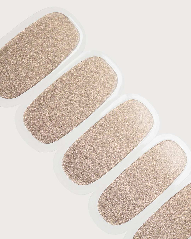 Gold Shimmer Bandes en Gel UV