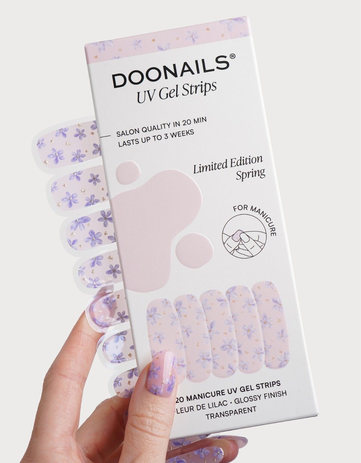 Édition Limitée Fleur de Lilac Bandes en Gel