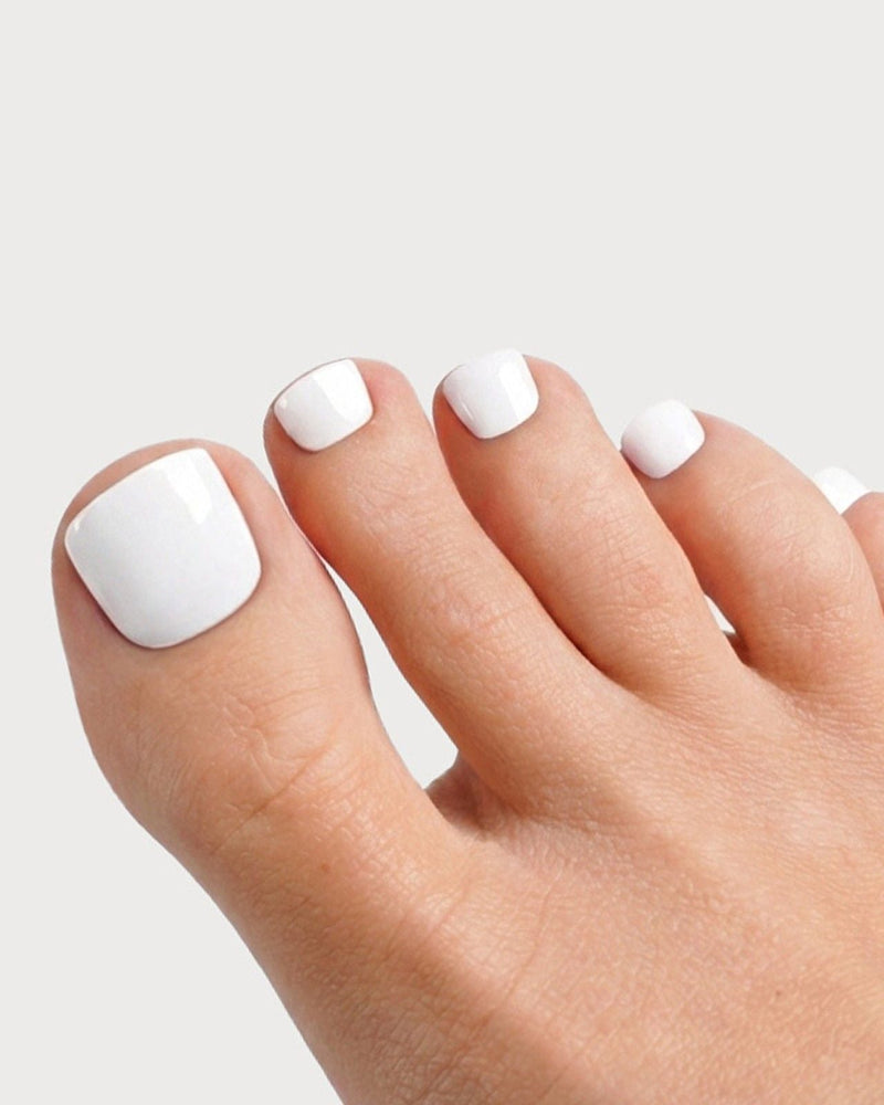 Snow White Pédicure Bandes en Gel UV