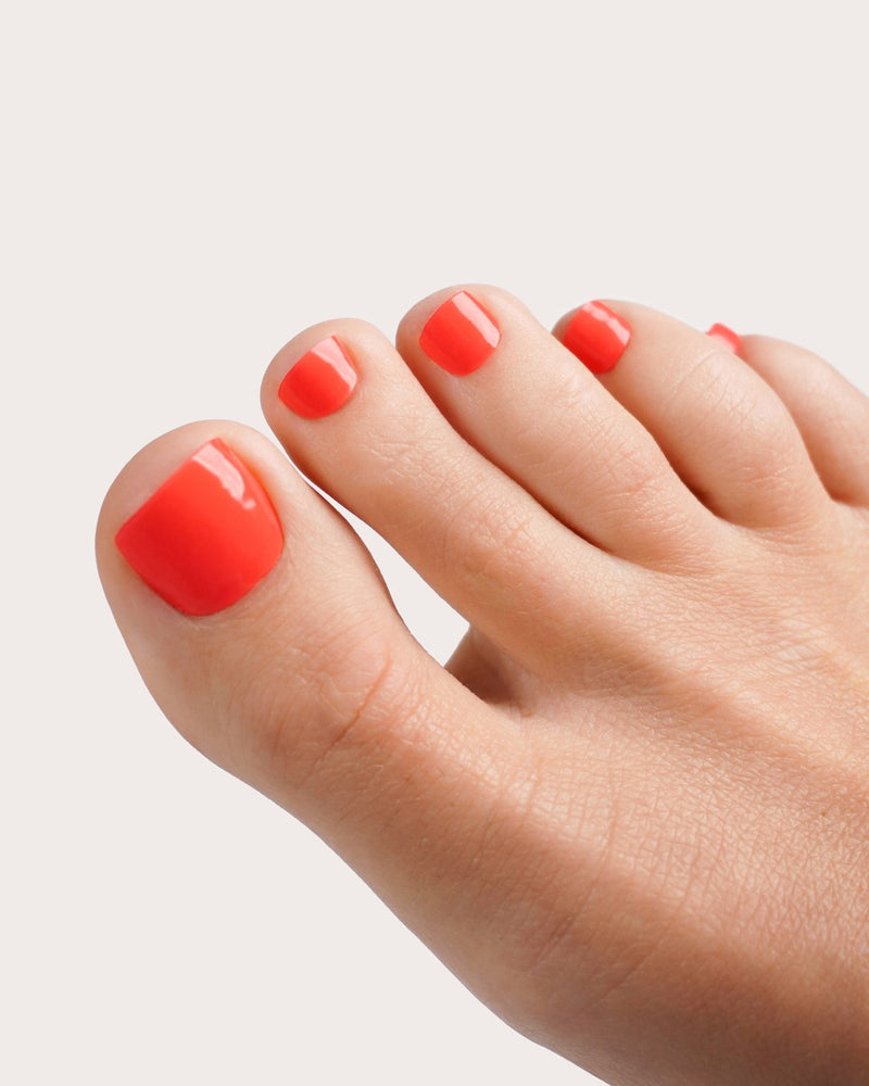 Sunset Coral Pédicure Bandes en Gel - Doonails France
