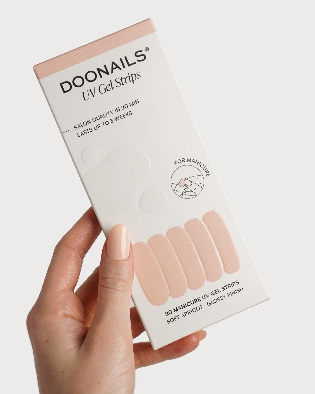 Soft Apricot Bandes en Gel UV
