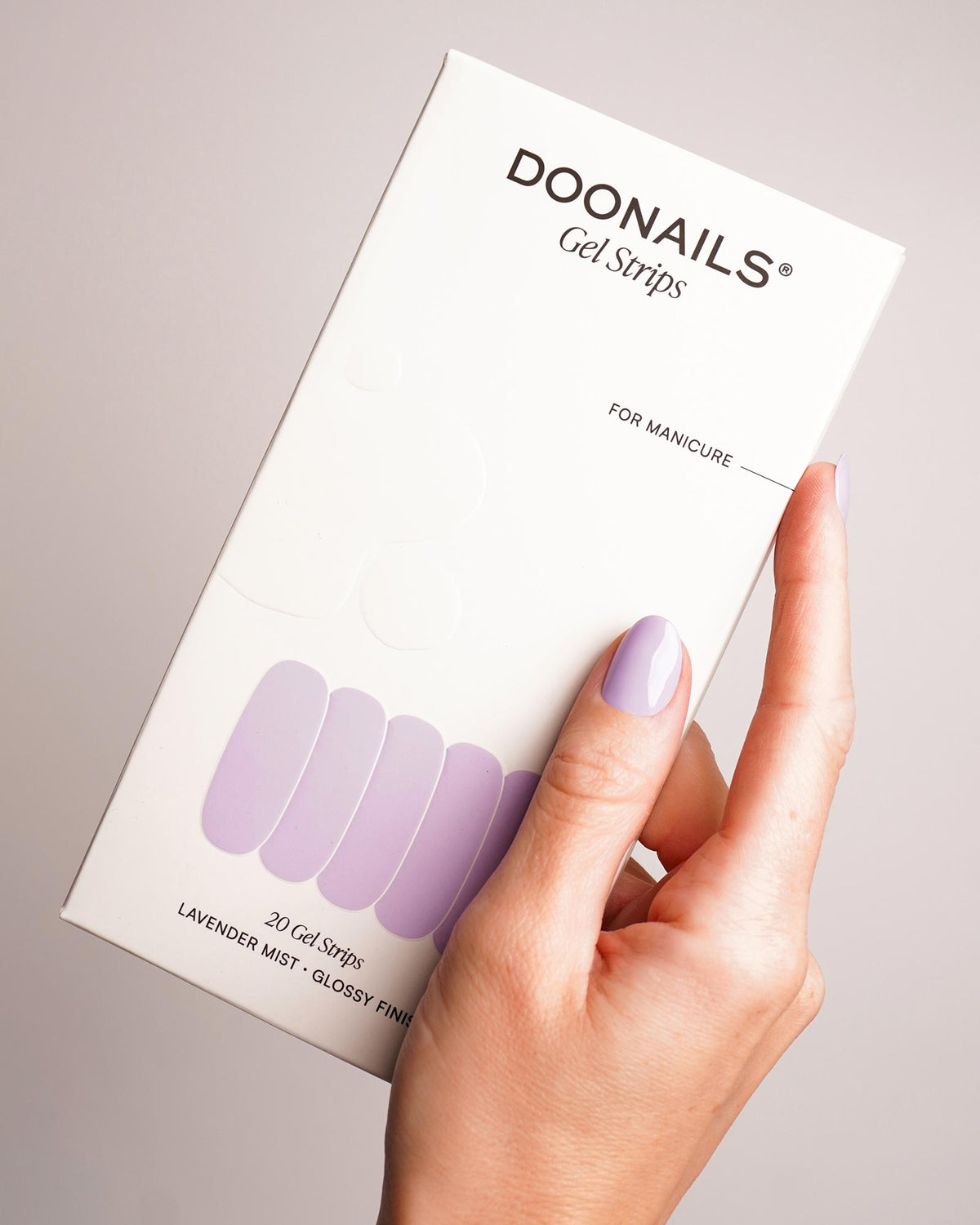 Lavender Mist Bandes en Gel UV