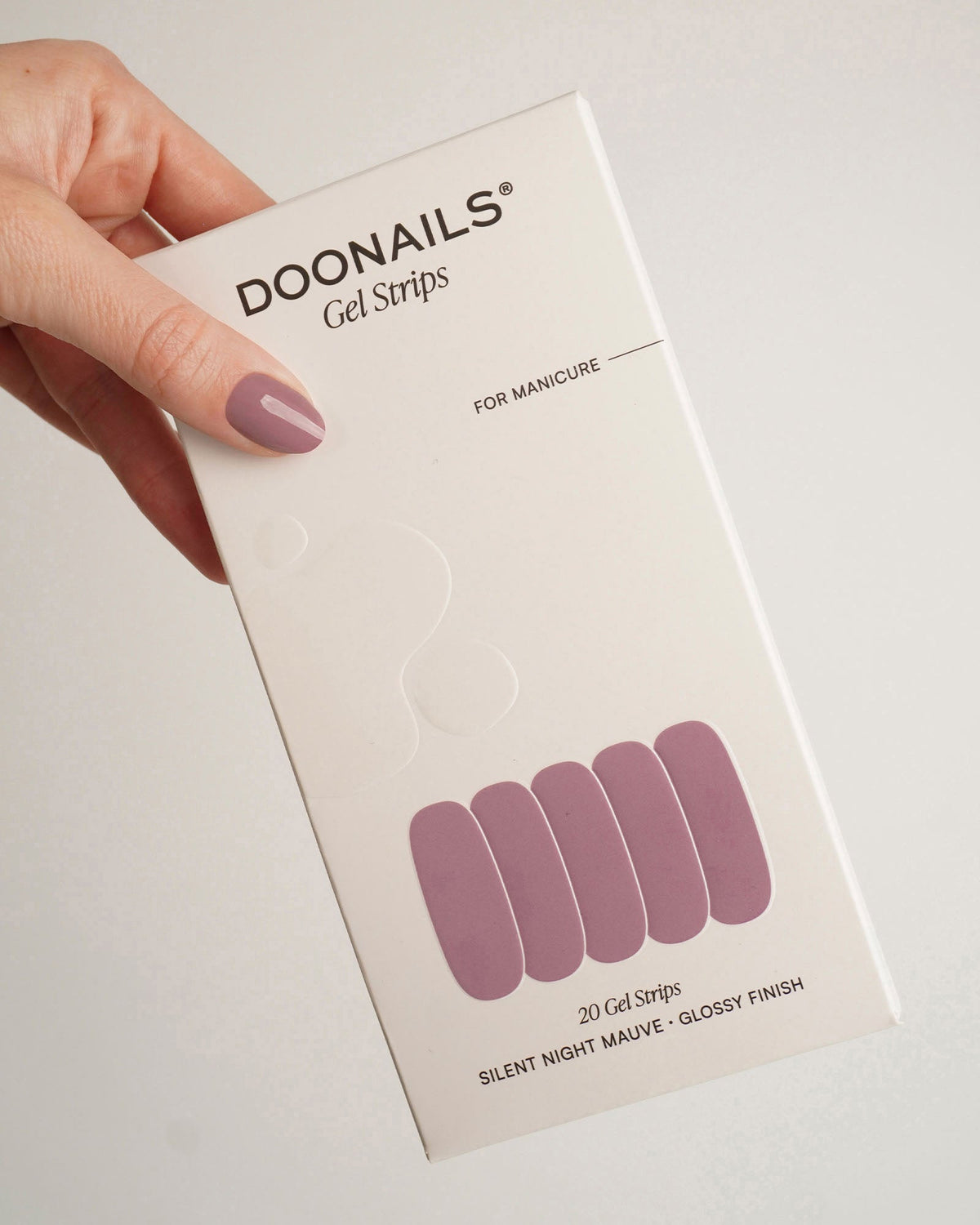 Silent Night Mauve Bandes en Gel UV