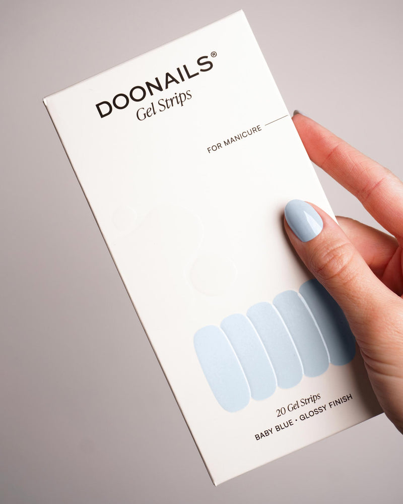 Baby Blue Bandes en Gel - Doonails France