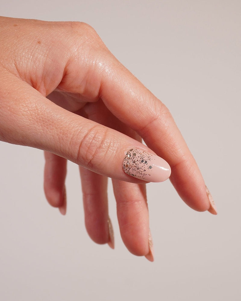 Gold Glitter Ombre Bandes en Gel - Doonails France