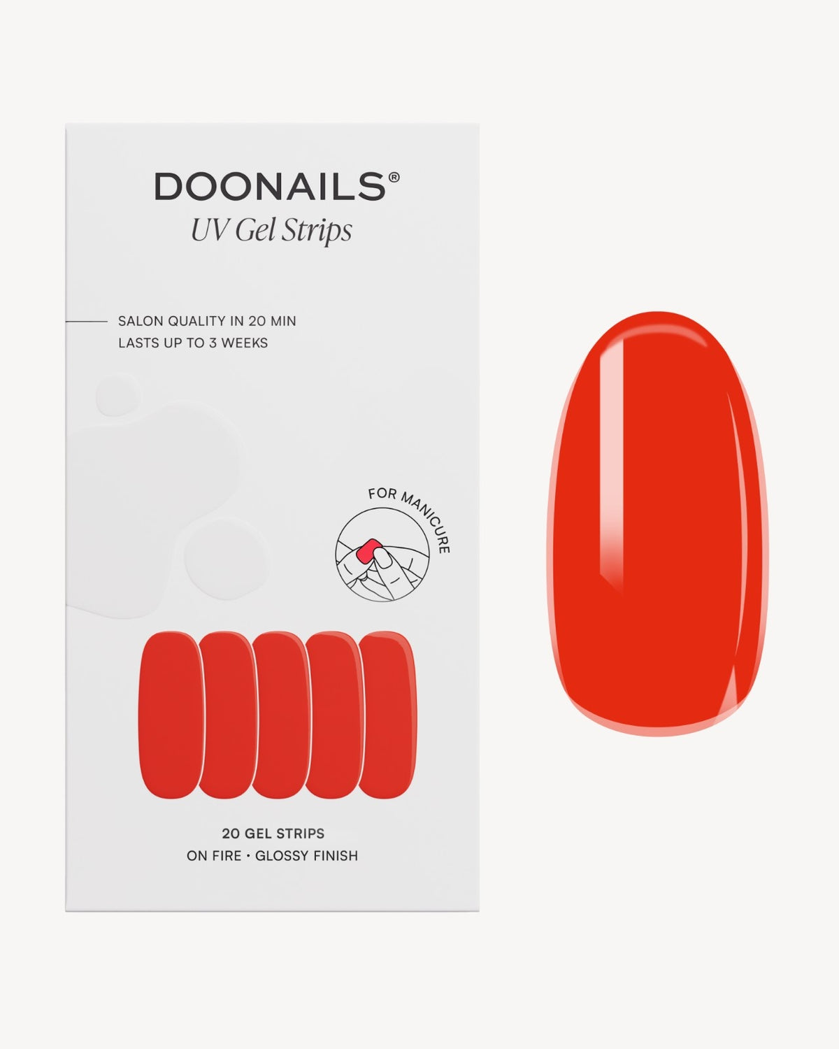 On Fire Bandes en Gel UV