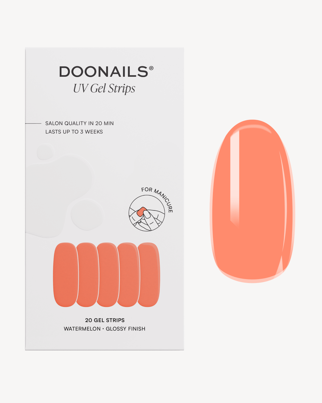 Watermelon Bandes en Gel - Doonails France