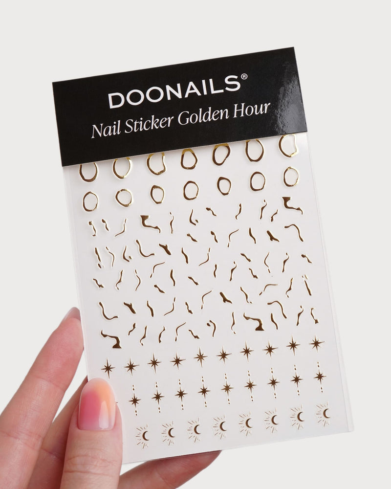 Stickers pour ongles Golden Hour