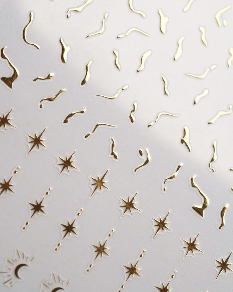 Stickers pour ongles Golden Hour